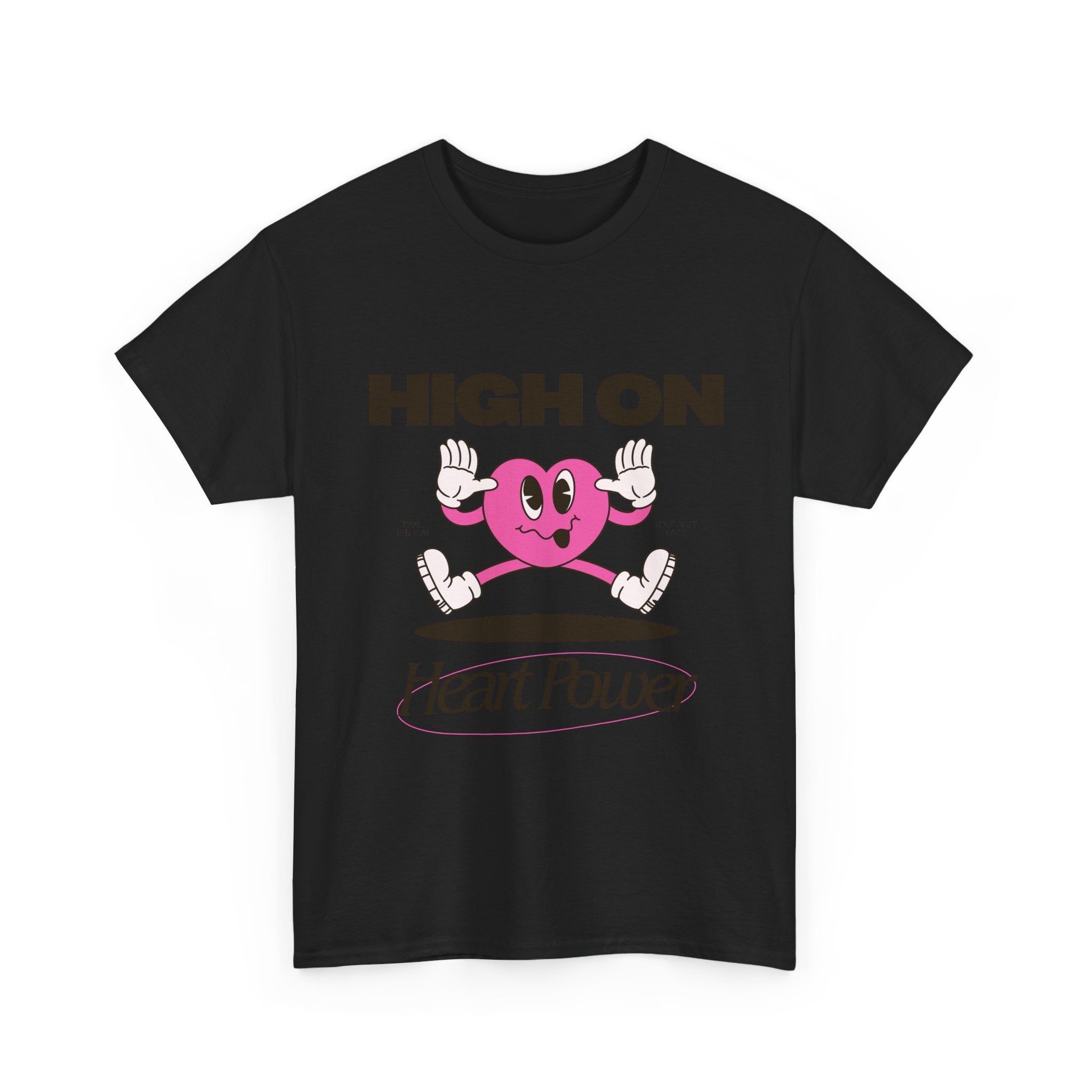 Heart Power Unisex T-Shirt Design | Graphic Tee for Men & Women | Streetwear Aesthetic T-Shirt