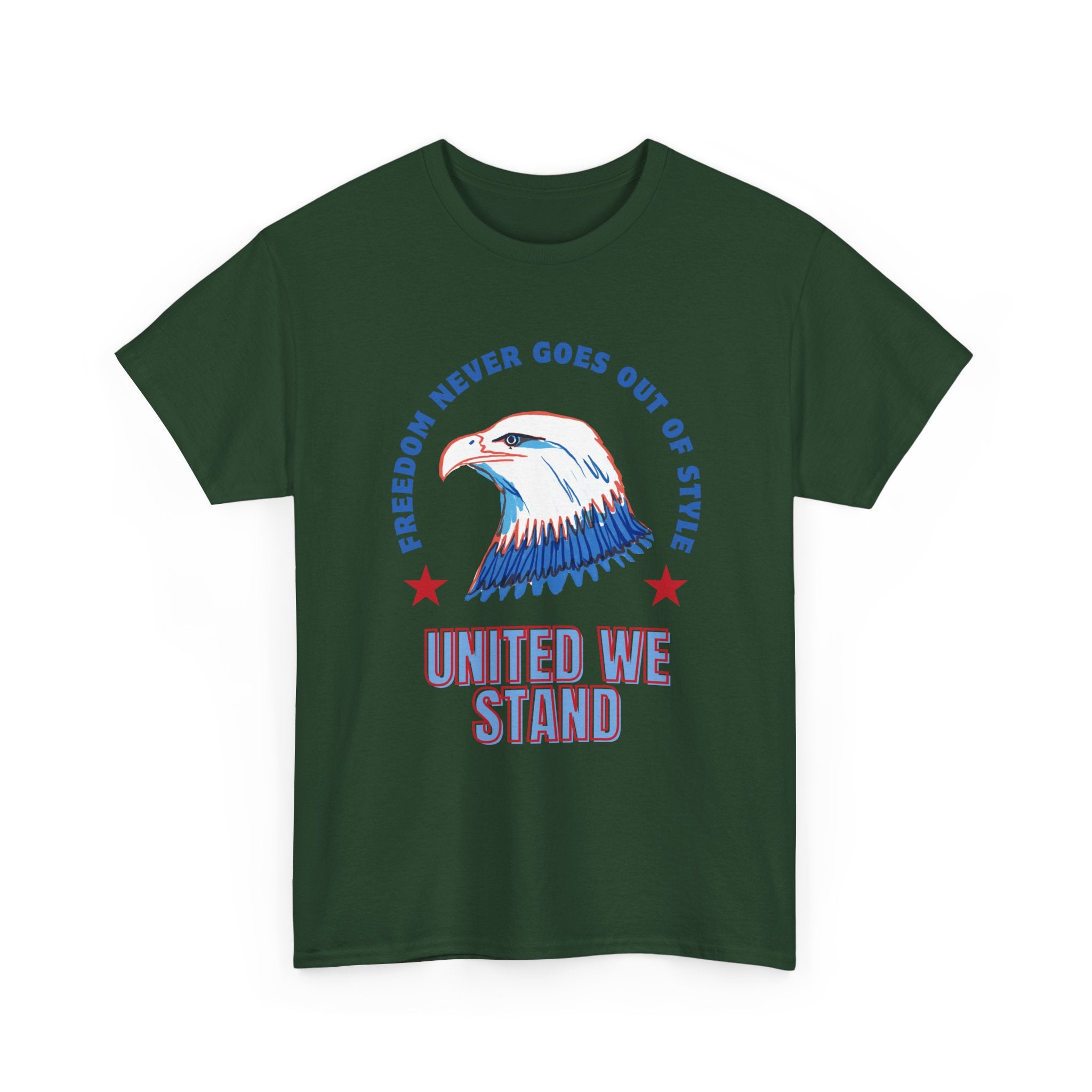 American Pride Unisex Tee, Patriotic Graphic Shirt, United We Stand Shirt, Freedom Tee, Casual Everyday Wear, Gift for Veterans