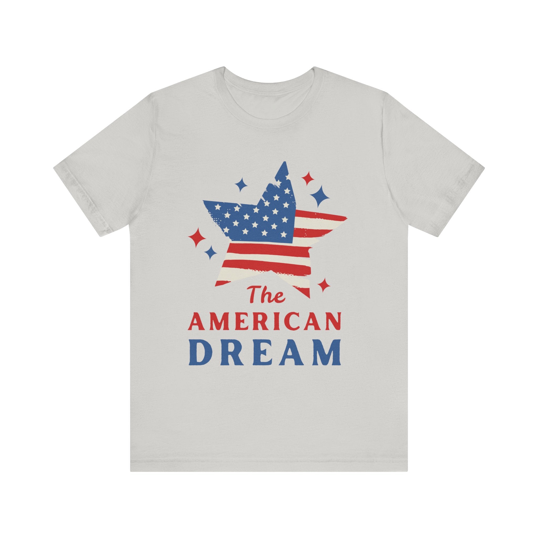 Patriotic T-Shirt, Independence Day Tee, American Dream Shirt, 4th of July Outfit, Stars and Stripes Tee Shirt
