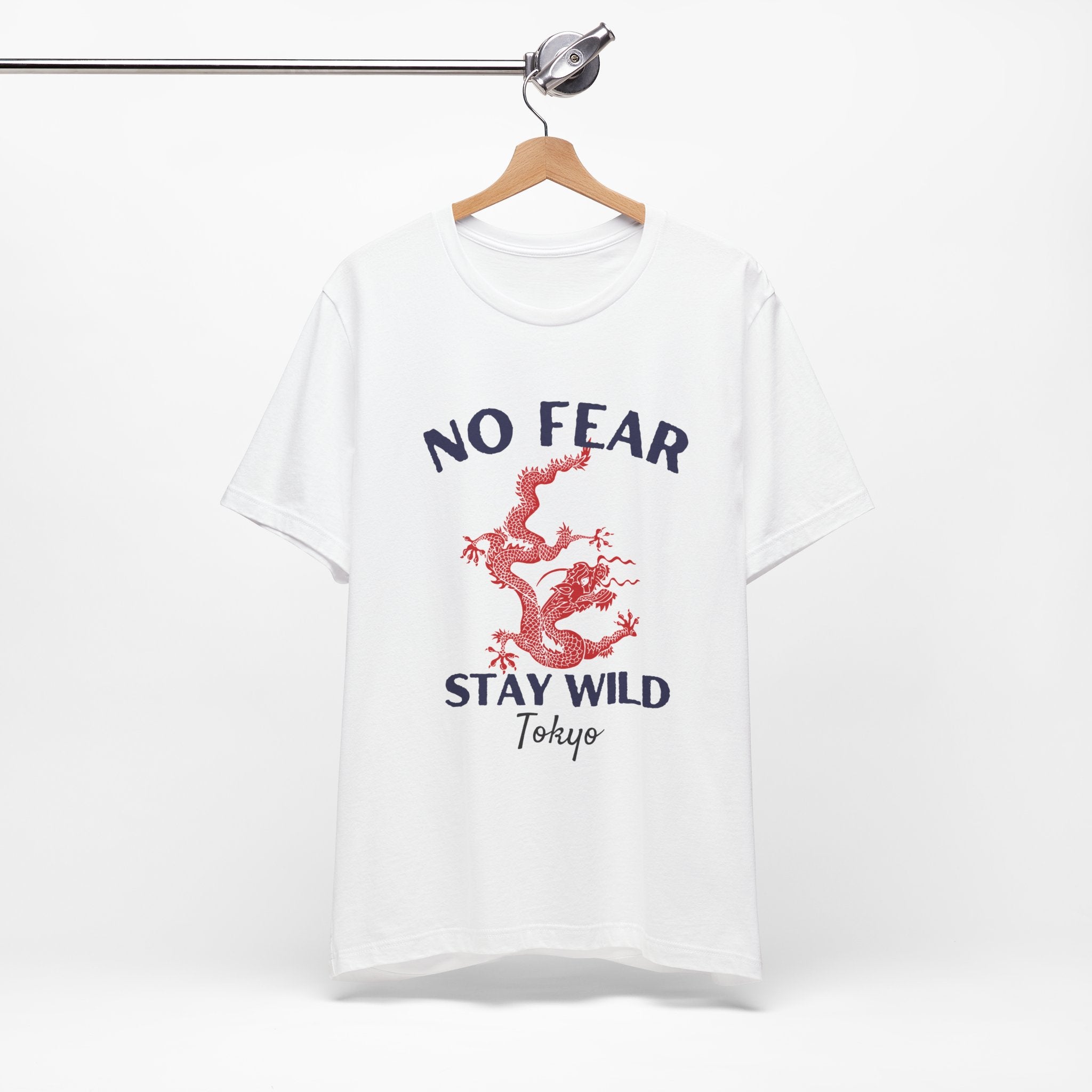 No Fear Stay Wild Unisex T-Shirt | Adventure Tee, Casual Wear, Gift for Nature Lovers, Inspirational Shirt, Summer Fashion