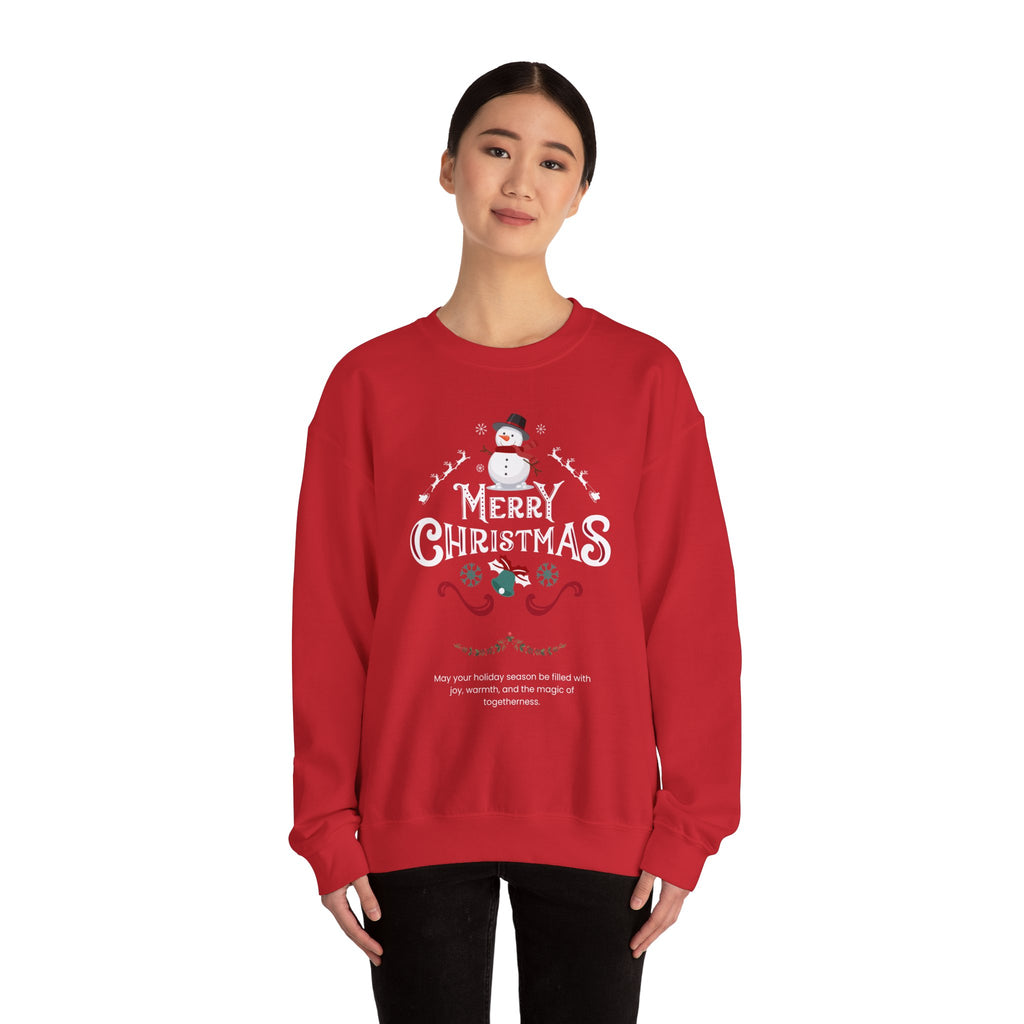 Cozy Holiday Crewneck Sweatshirt - Festive Christmas Design, Unisex Christmas Apparel, Winter Casual Wear, Gift for Her, Holiday Sweater