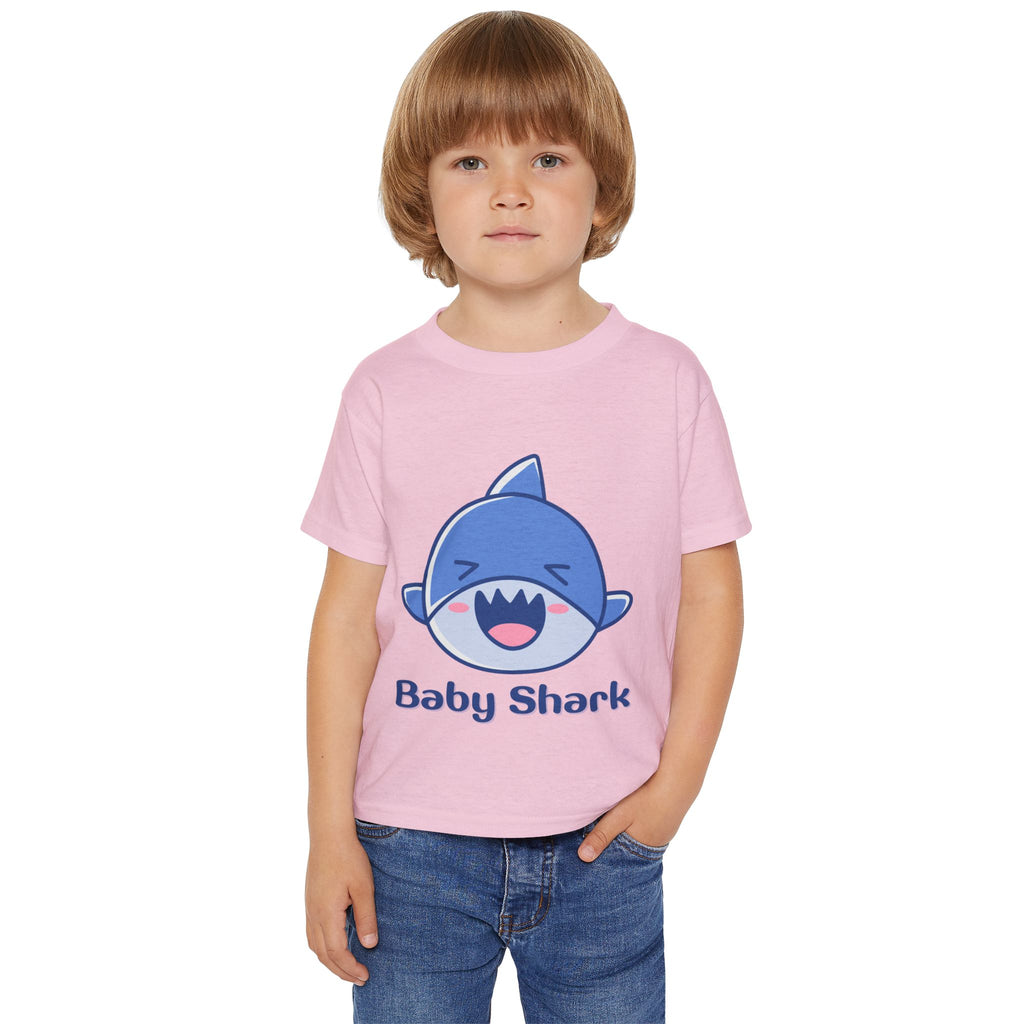 Baby Shark Toddler T-shirt, Cute Toddler Tee, Kid's Birthday Gift, Baby Shark Merchandise, Summer Kids Shirt, Ocean-Themed Apparel