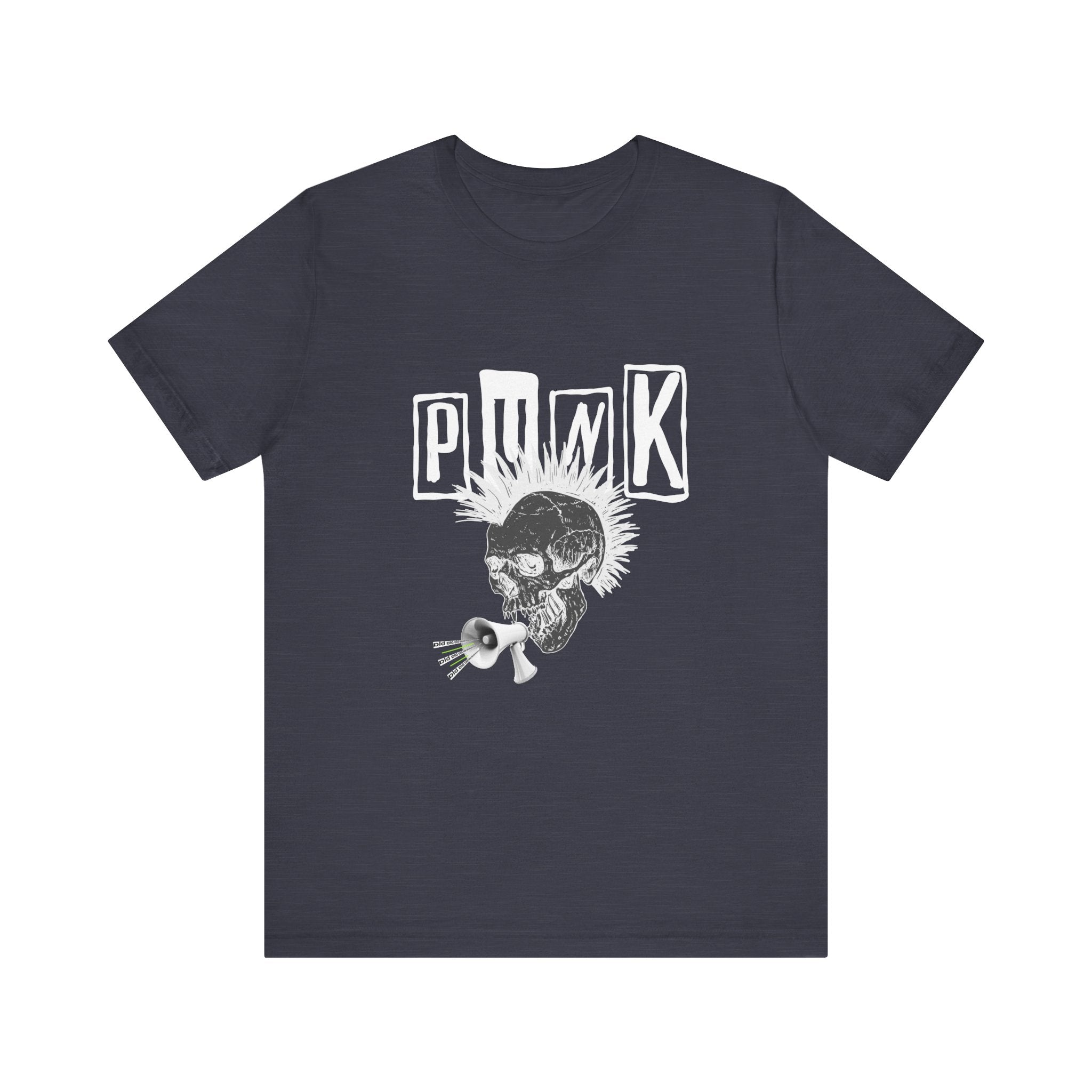 Punk Skull Graphic Tee, Unisex T-Shirt, Alternative Fashion Shirt, Edgy Clothing, Gift for Music Lovers