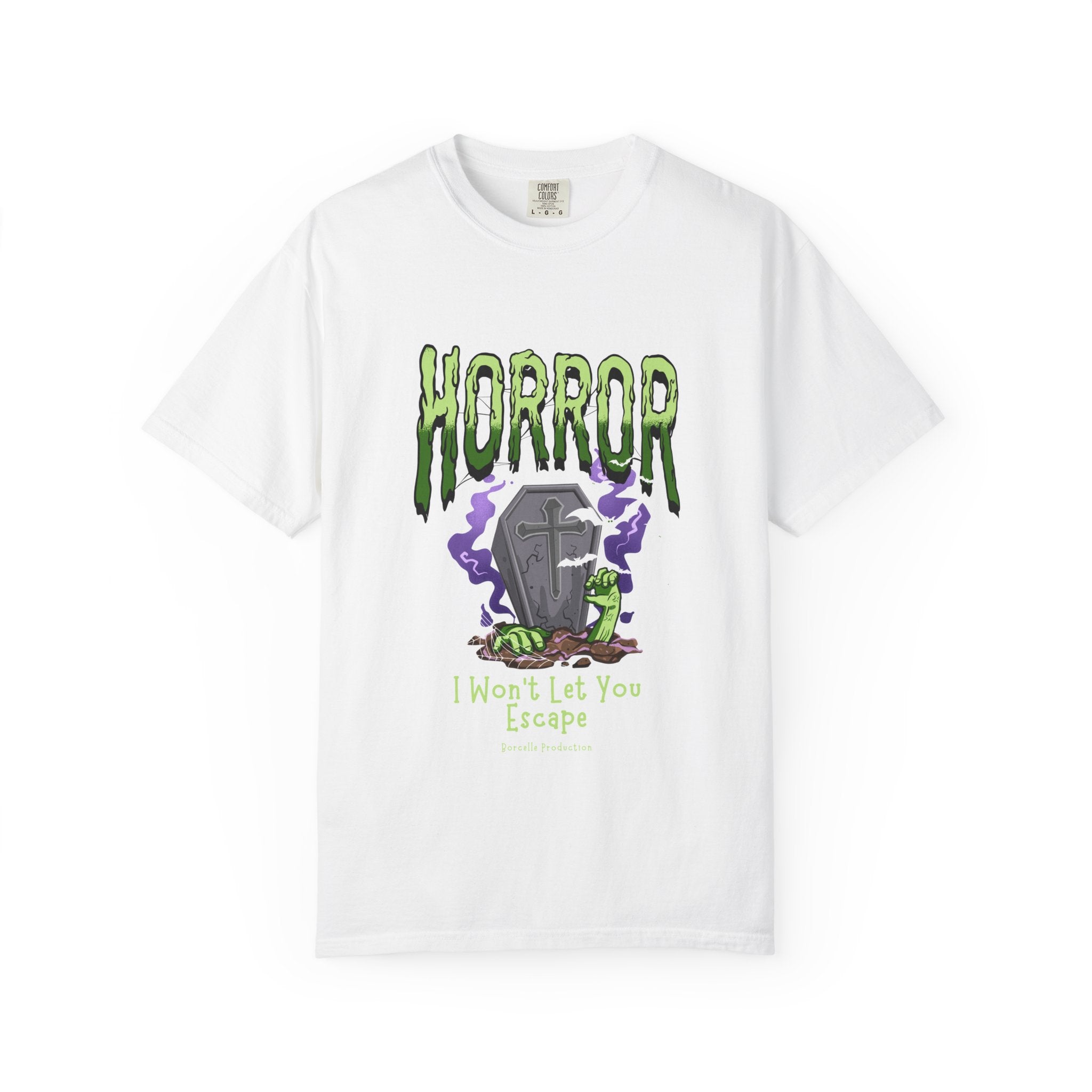 Horror-Themed Unisex T-Shirt, Spooky Graphic Tee, Halloween Apparel, Gift for Horror Fans, Casual Statement Shirt