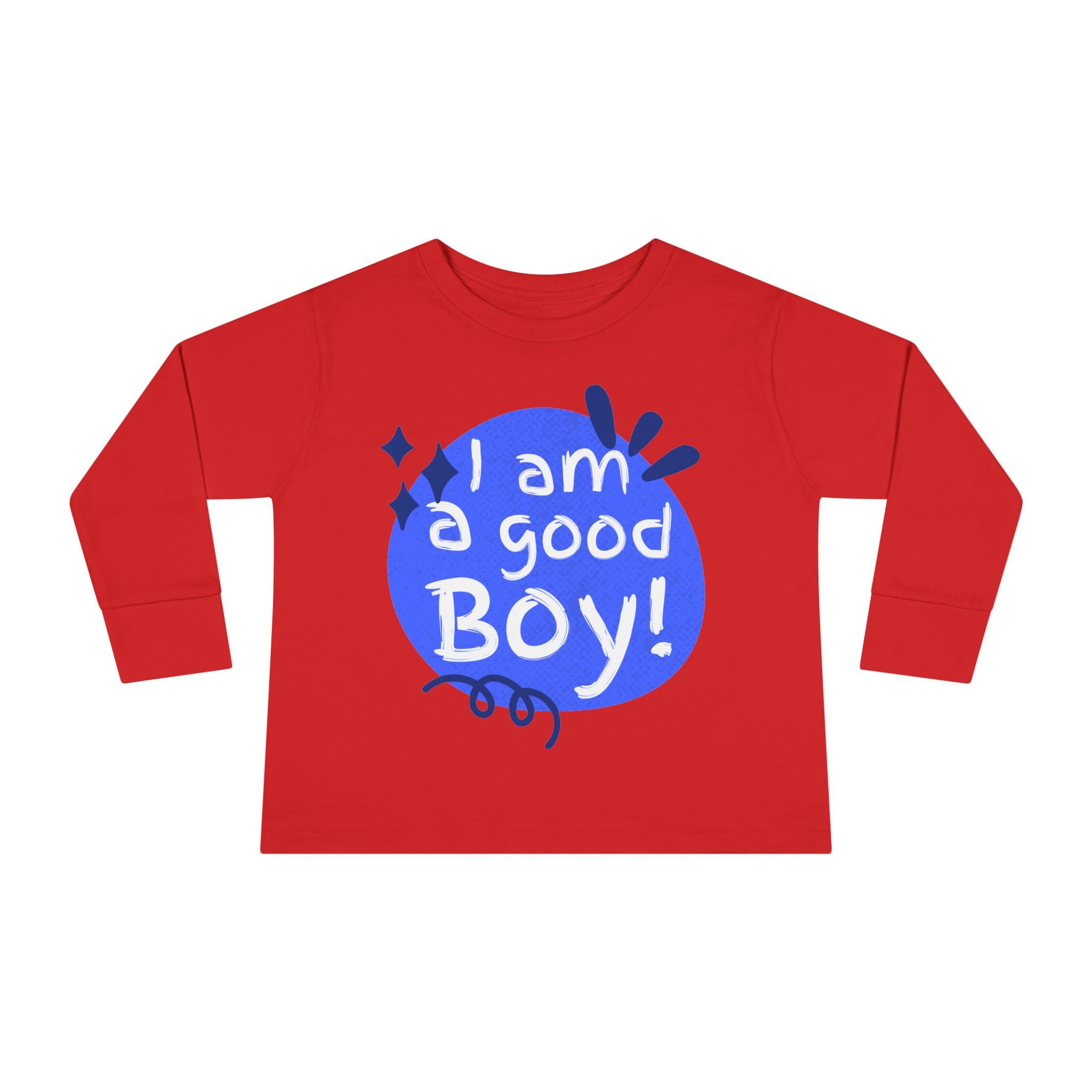 Toddler Long Sleeve Tee | Unisex Kids Shirt | Ring-Spun Cotton | EasyTear Label