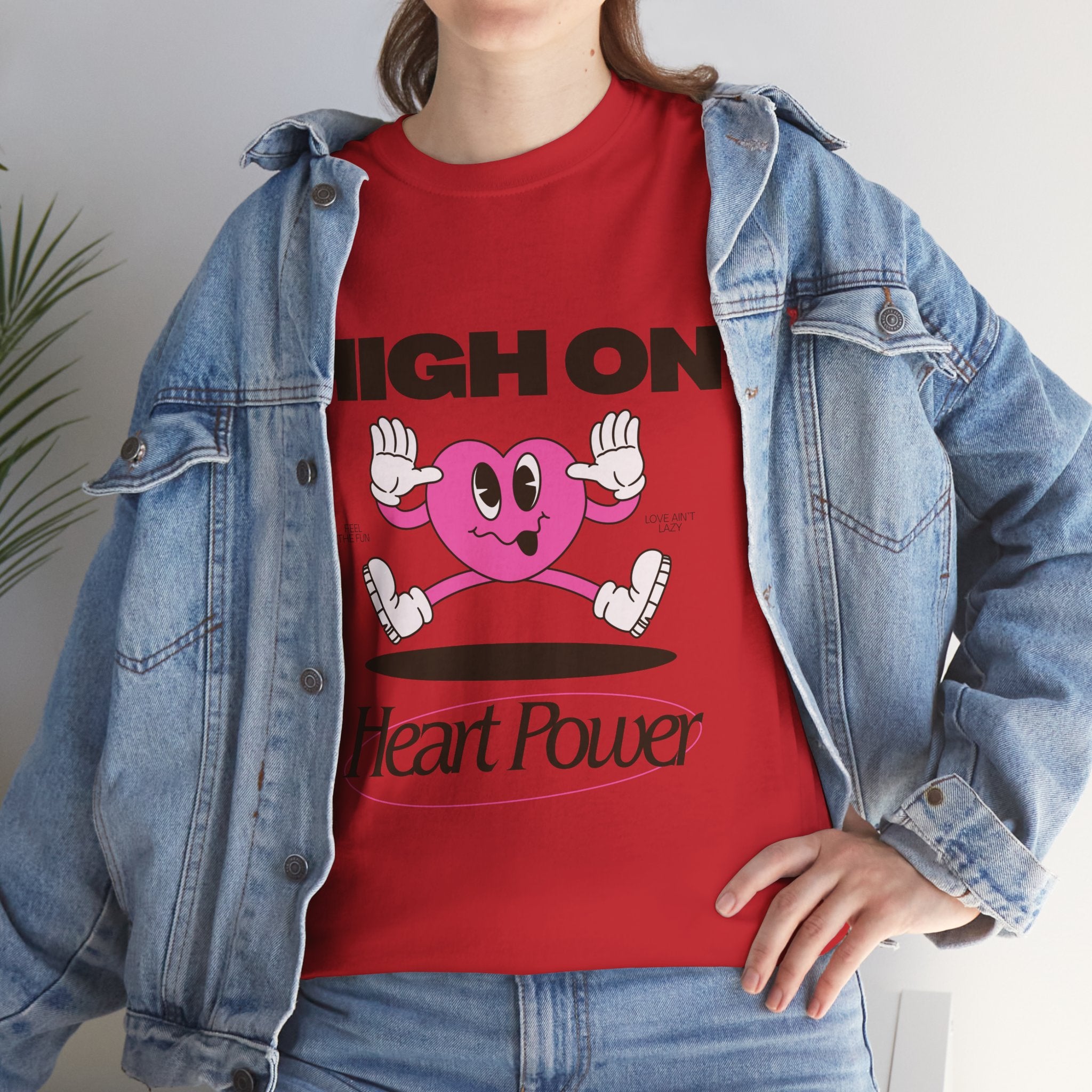 Heart Power Unisex T-Shirt Design | Graphic Tee for Men & Women | Streetwear Aesthetic T-Shirt
