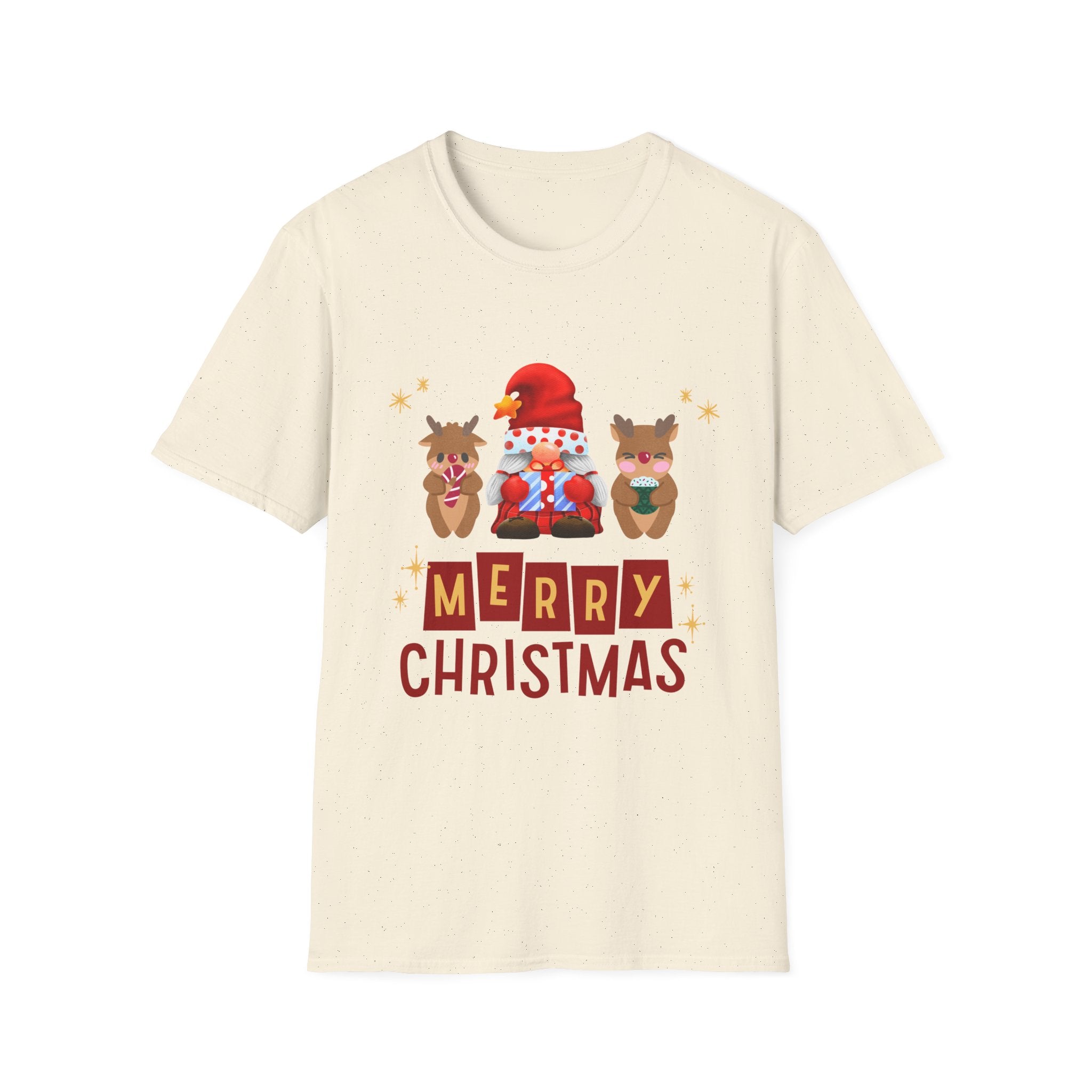 Merry Christmas Unisex T-Shirt, Holiday Tee, Christmas Gift, Family Gathering, Winter Apparel, Festive Wear