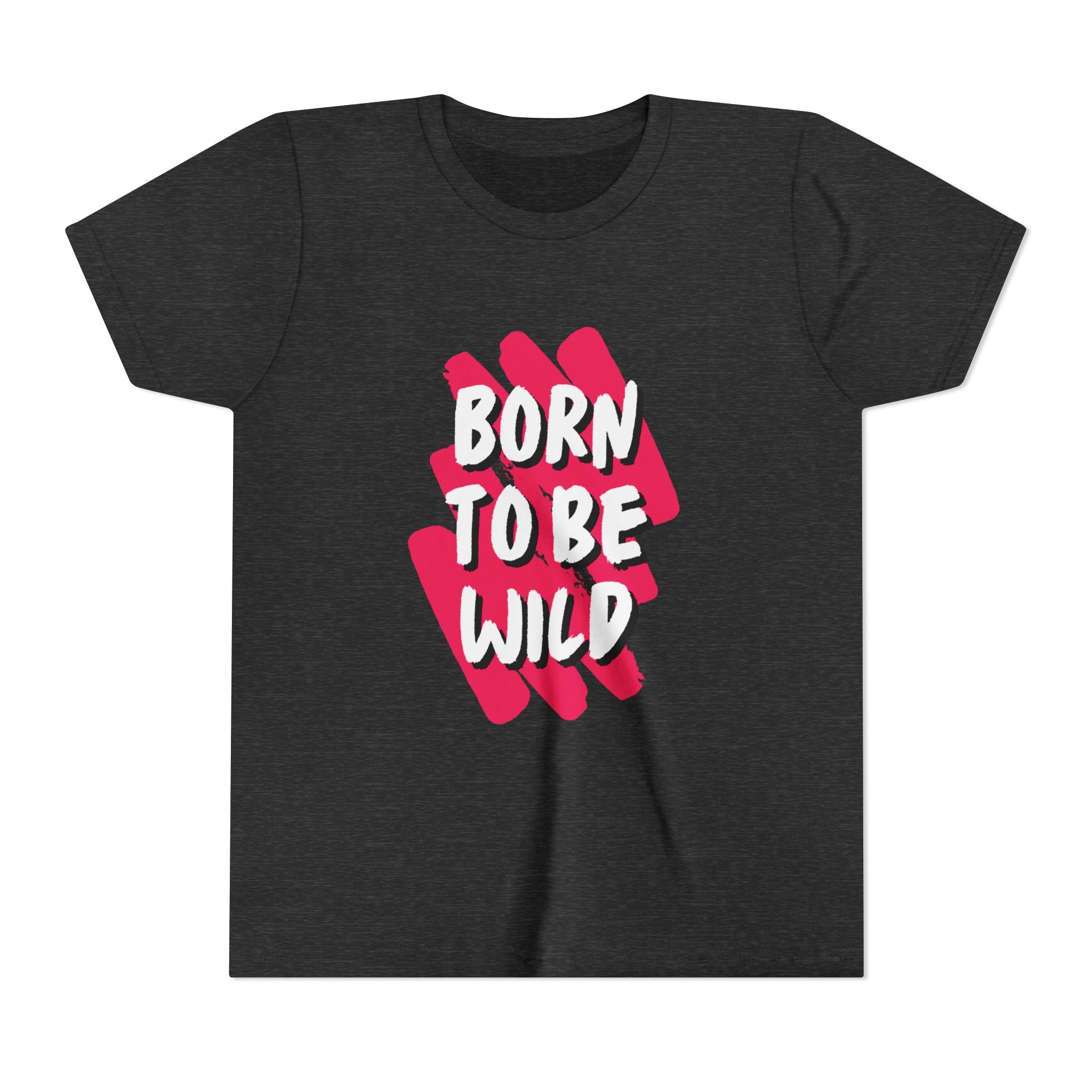 Youth Short Sleeve Tee - Born to Be Wild, Adventure Tee, Kids Casual Shirt, Summer Vibes, Birthday Gift, Fun Playwear