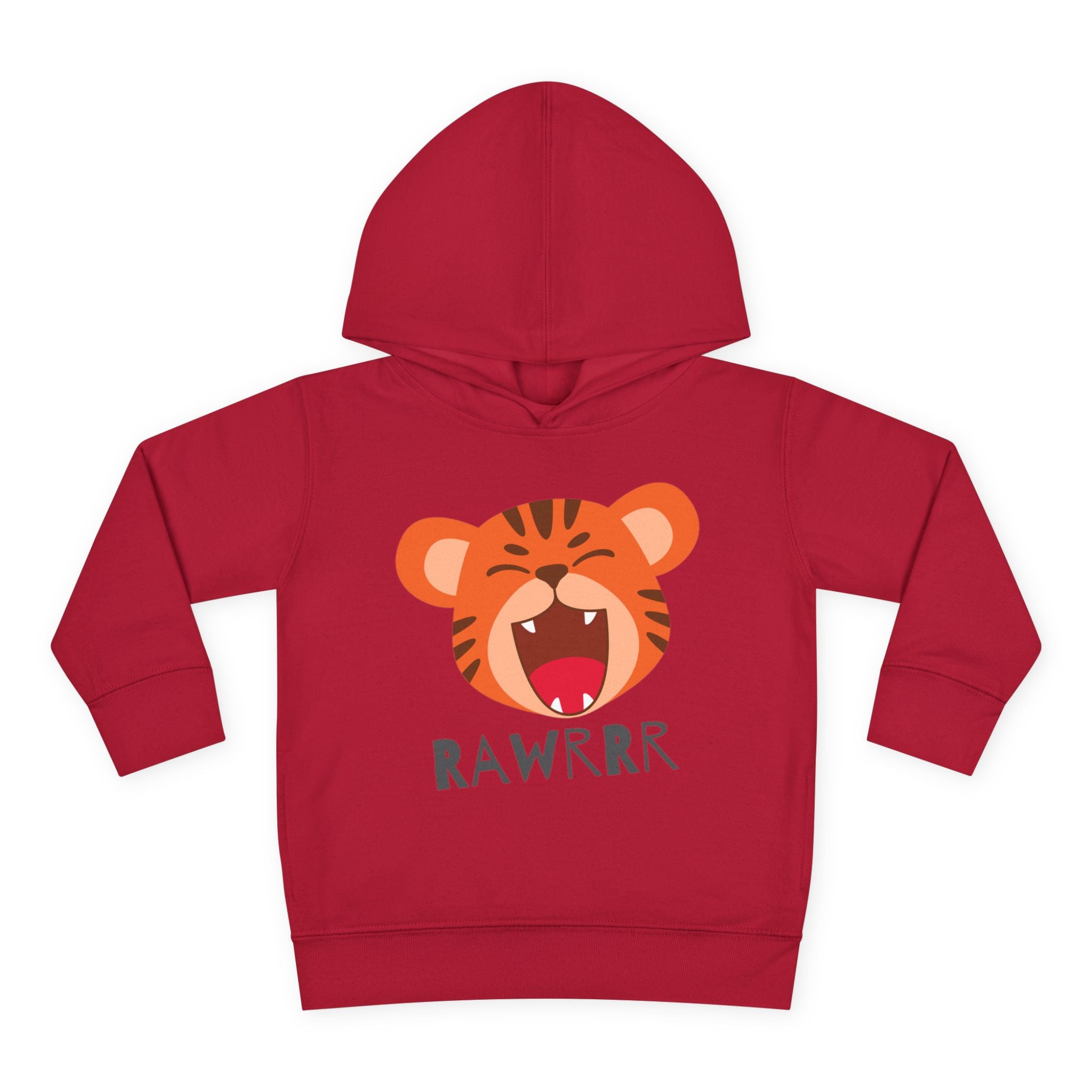 Cute Tiger Design Toddler Hoodie, Kids Pullover, Fleece Sweatshirt, Animal Lover Gift, Birthday Present, Fun Playwear