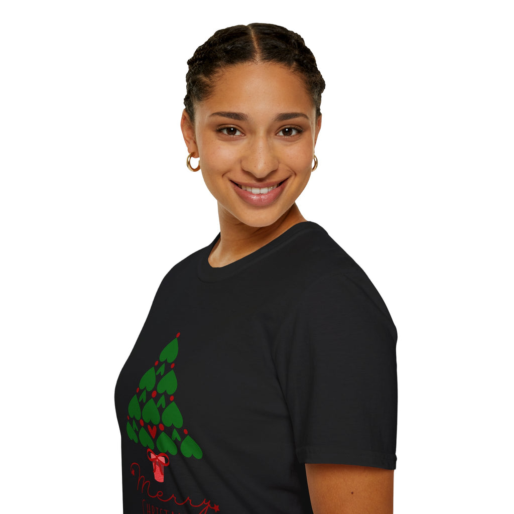 Merry Christmas T-Shirt, Unisex Holiday Tee, Christmas Gift, Casual Wear, Festive Clothing, Seasonal Apparel