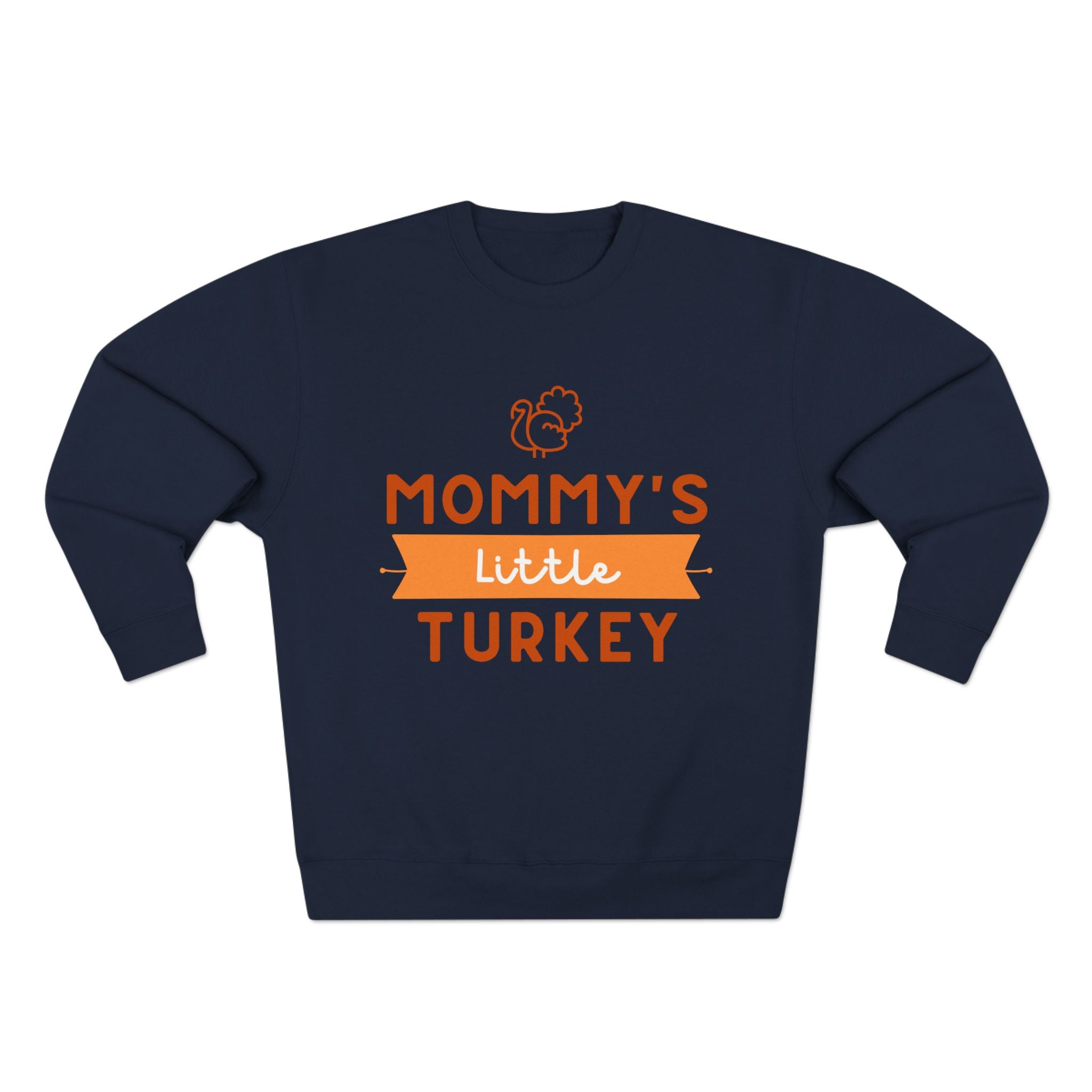 Mommy's Little Turkey Sweatshirt, Thanksgiving Sweater, Family Holiday Outfit, Unisex Crewneck, Festive Fall Apparel