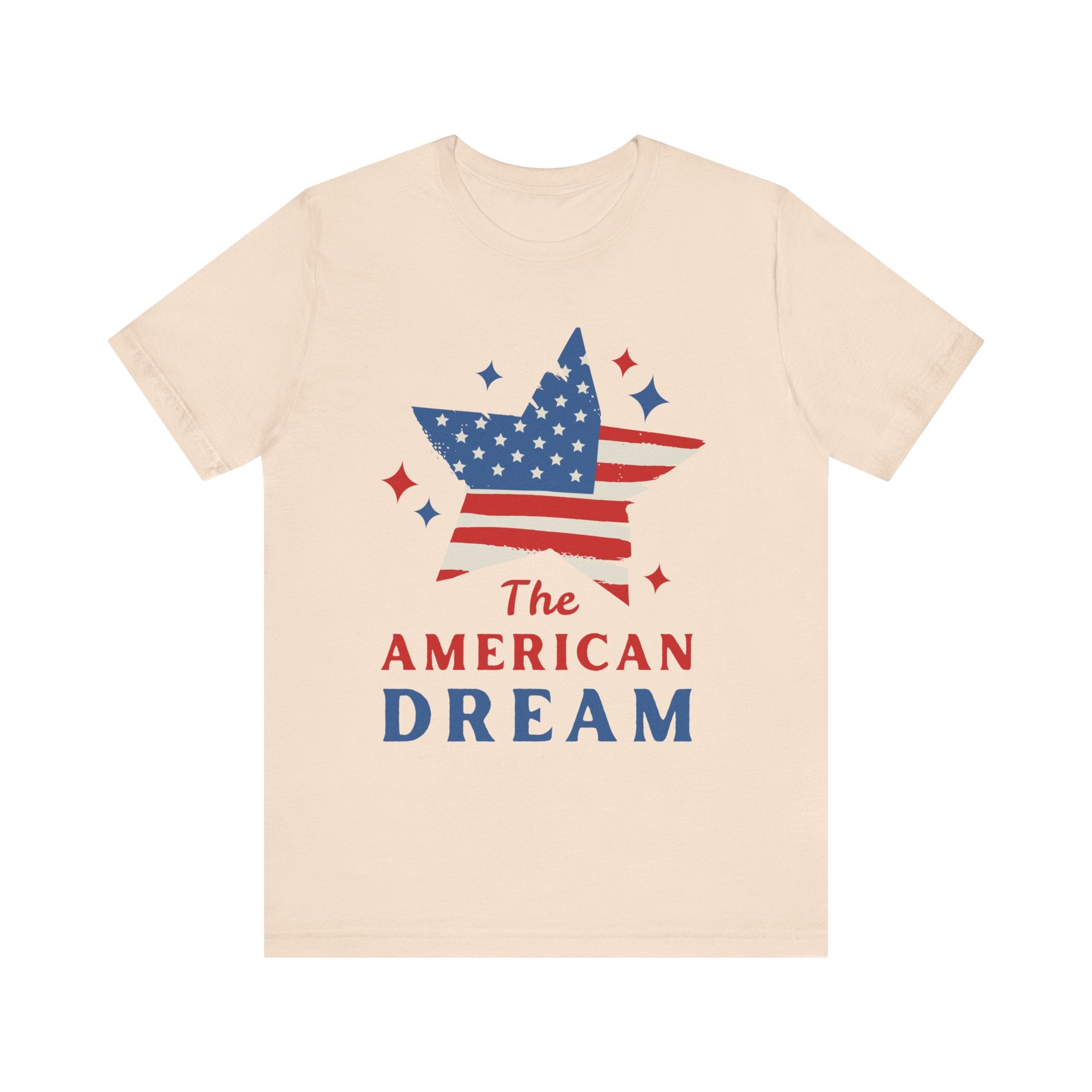 Patriotic T-Shirt, Independence Day Tee, American Dream Shirt, 4th of July Outfit, Stars and Stripes Tee Shirt