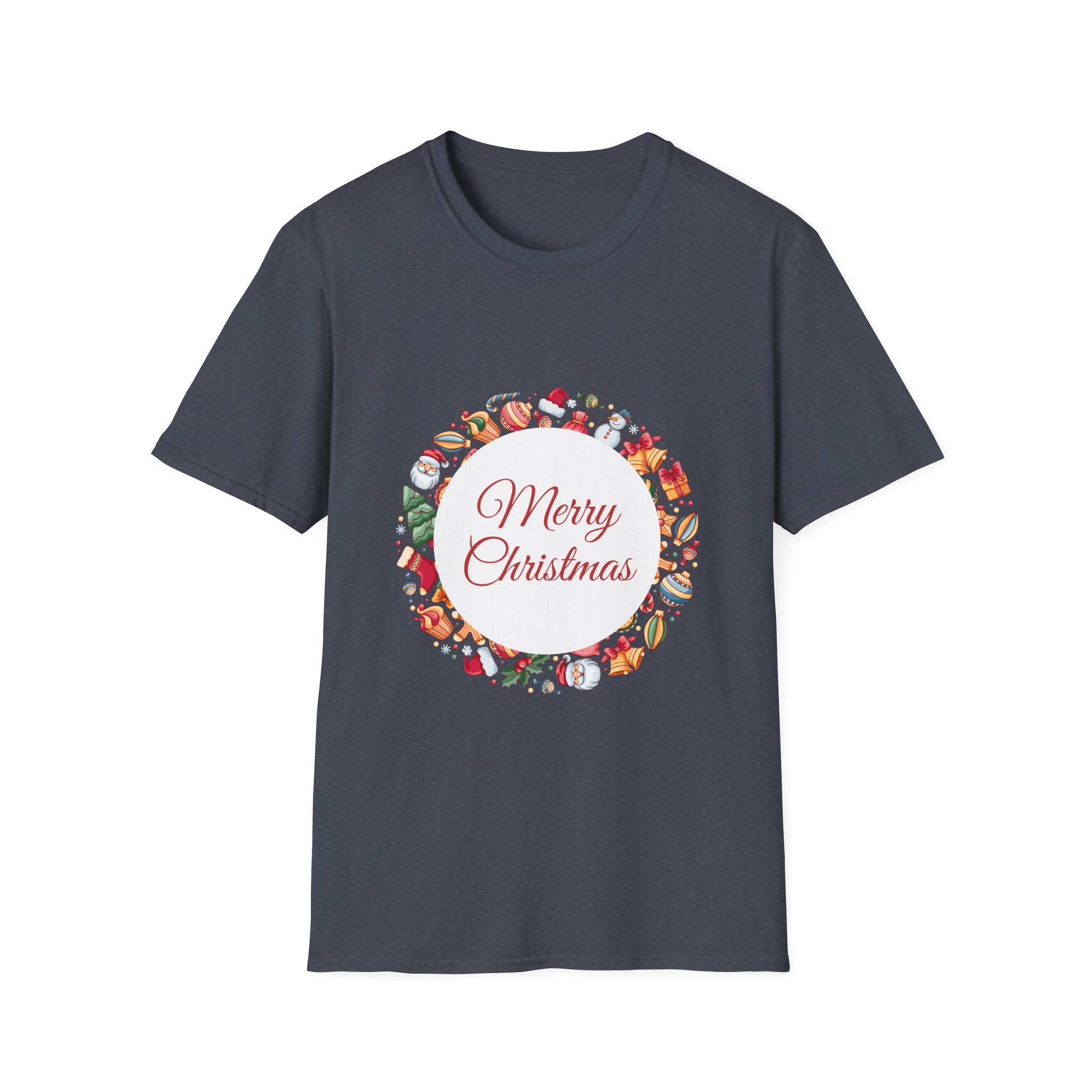 Merry Christmas Unisex T-Shirt, Holiday Apparel, Christmas Gift, Festive Tee, Seasonal Wear, Unisex T-Shirt