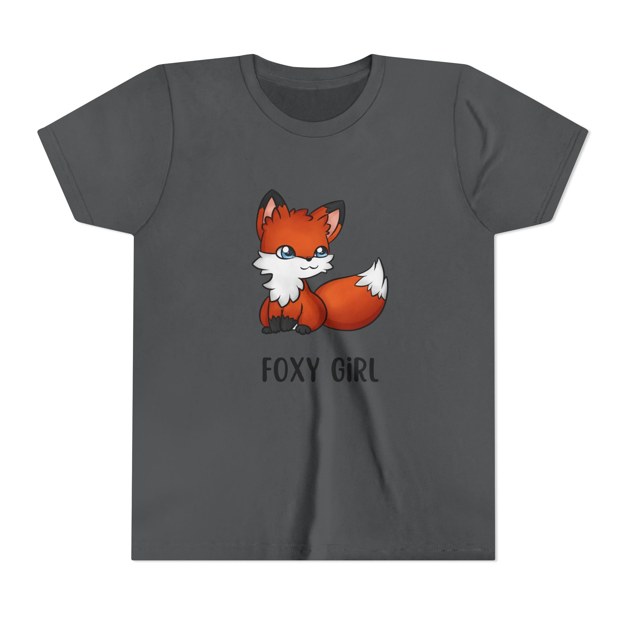 Foxy Girl Youth Tee, Cute Animal Shirt, Kids' Graphic Tee, Fun Fashion, Birthday Gift, Playful Style