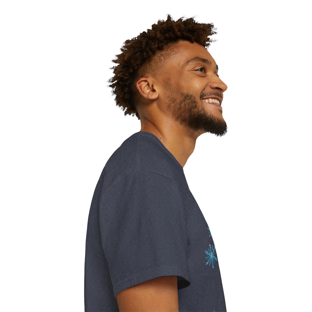 Winter Wonderland Snowman Tee, Unisex Cotton T-Shirt for Holiday Cheer, Christmas Party, Gift, Cozy Winter Apparel