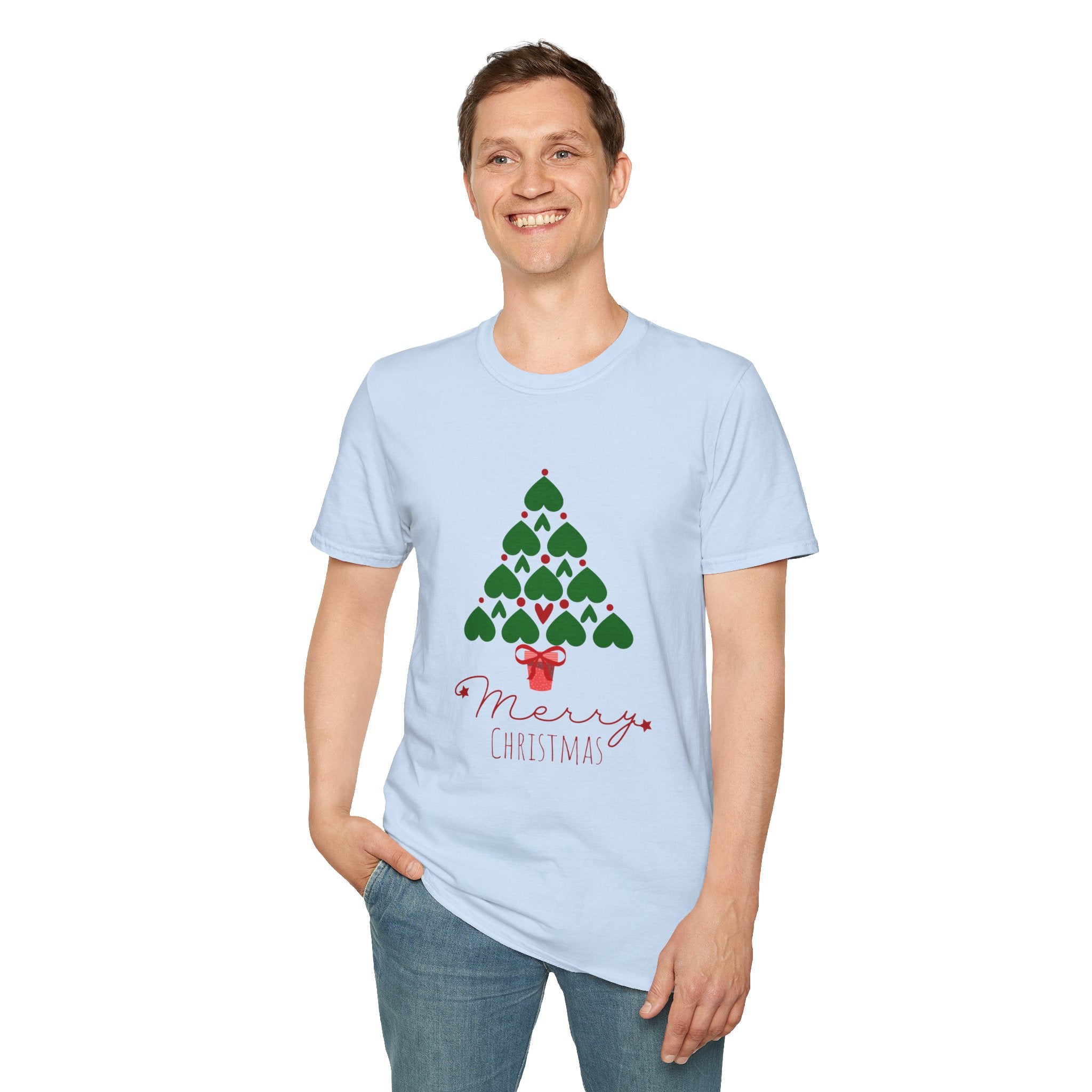 Merry Christmas T-Shirt, Unisex Holiday Tee, Christmas Gift, Casual Wear, Festive Clothing, Seasonal Apparel
