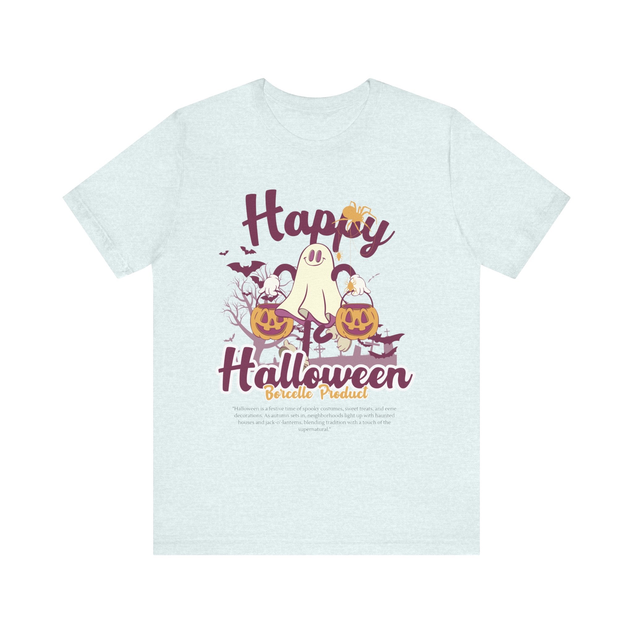 Halloween Unisex T-Shirt, Cute Ghost Tee, Fall Apparel, Kids Halloween Costume, Spooky Season Shirt, Trick or Treat Gift