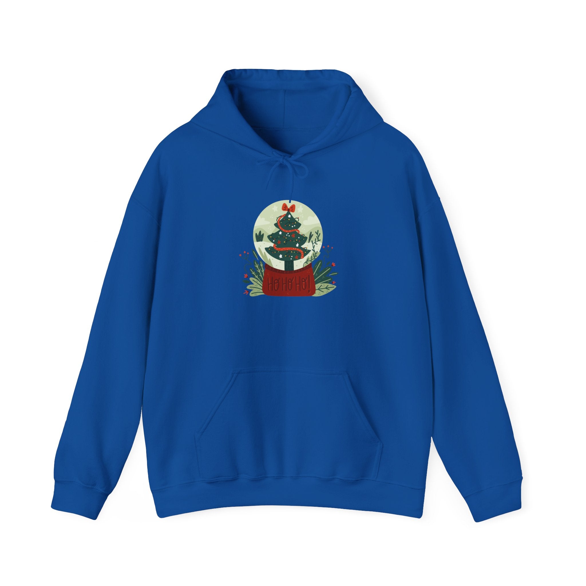 Cozy Holiday Hoodie with Snow Globe Design | Festive Gift, Winter Apparel, Christmas Sweatshirt, Unisex Hoodie, Seasonal Outfit