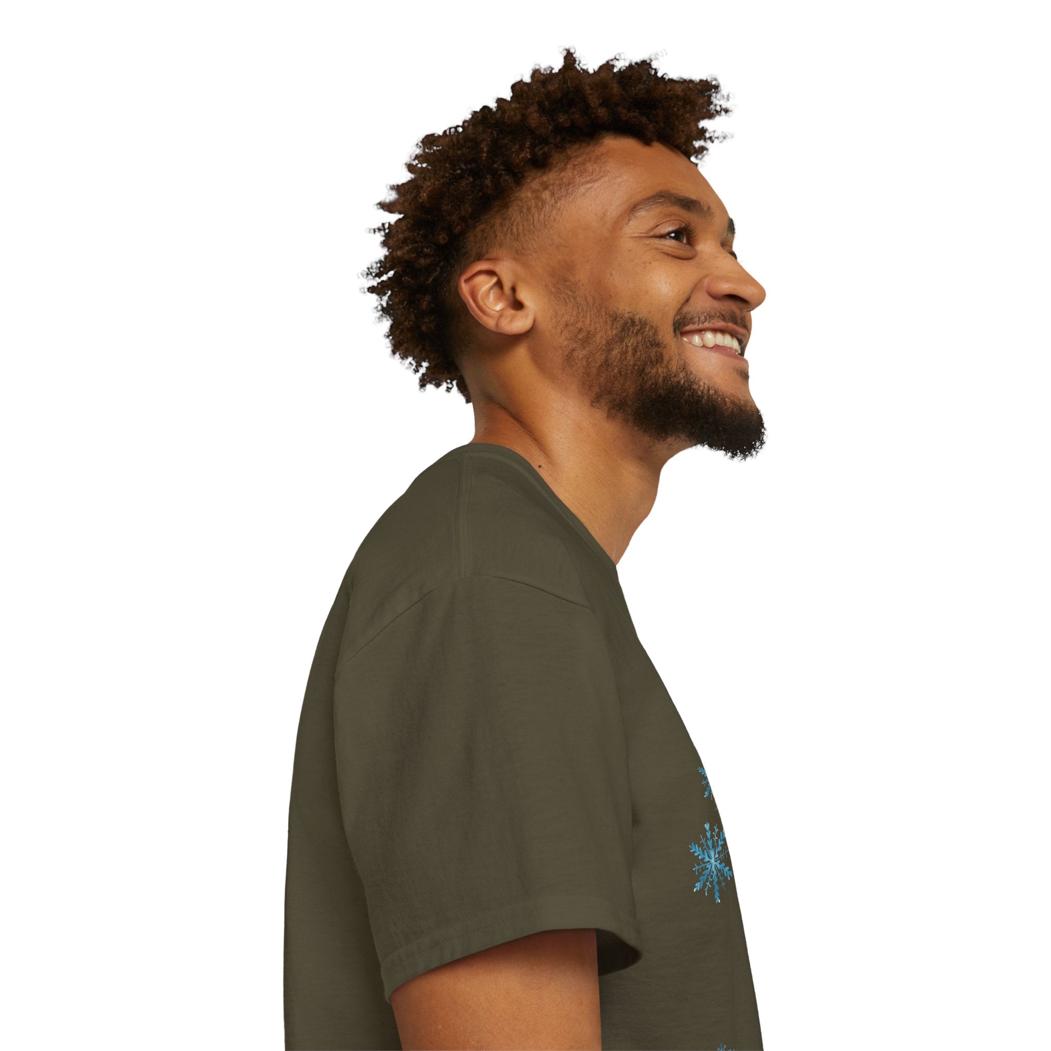 Winter Wonderland Snowman Tee, Unisex Cotton T-Shirt for Holiday Cheer, Christmas Party, Gift, Cozy Winter Apparel