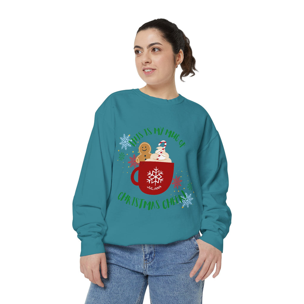 Cozy Holiday Sweatshirt with Festive Mug Design, Christmas Gift, Unisex Sweater, Winter Wardrobe Essential, Cute Holiday Apparel, [...]