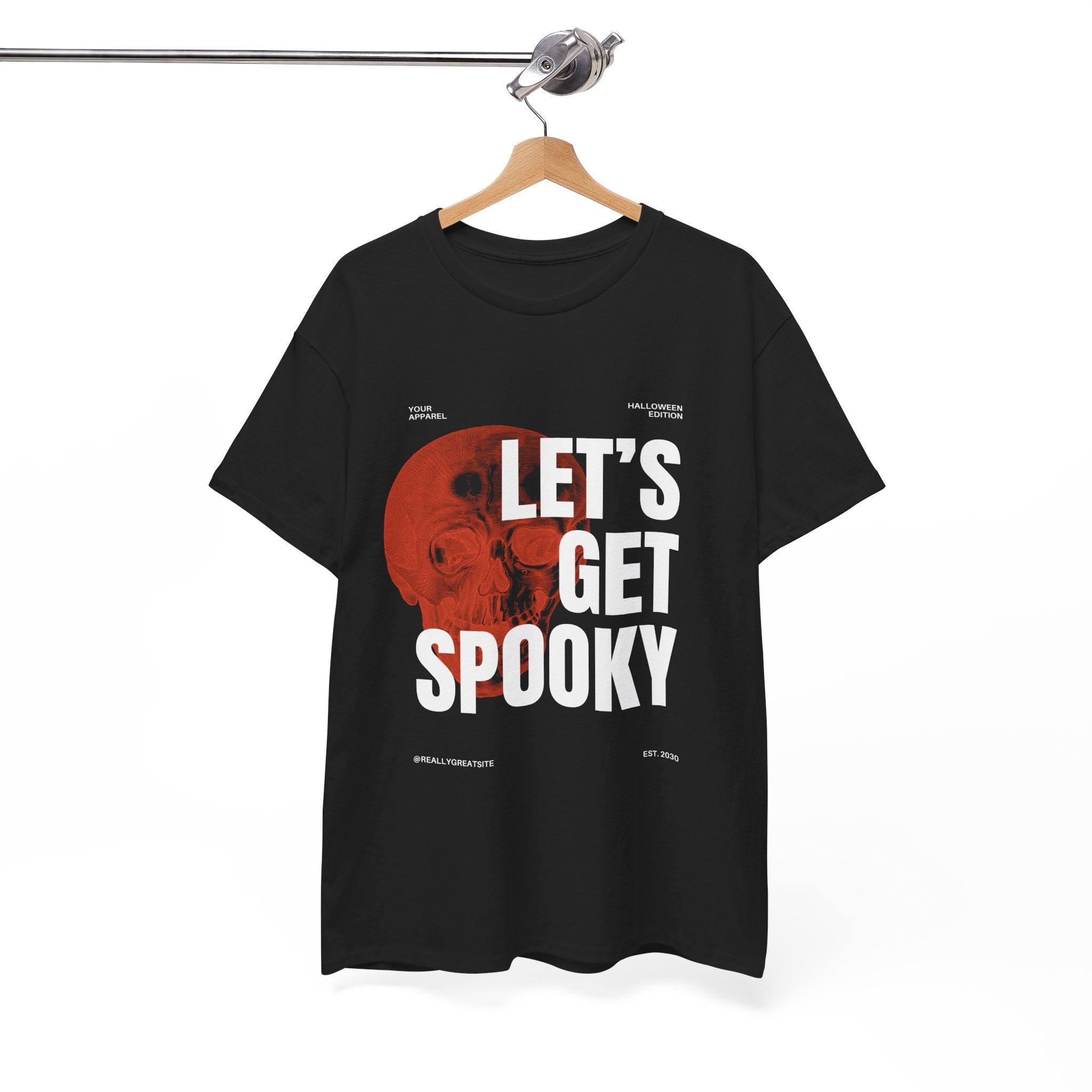 Unisex Halloween Tee, Let's Get Spooky Shirt, Fall Fashion, Party Wear, Ghostly Gifts, Casual Comfort