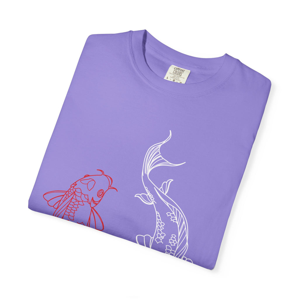 Koi Fish Unisex T-Shirt | Art Tee, Summer Style, Casual Wear, Gift for Nature Lovers, Zen & Peaceful Vibe
