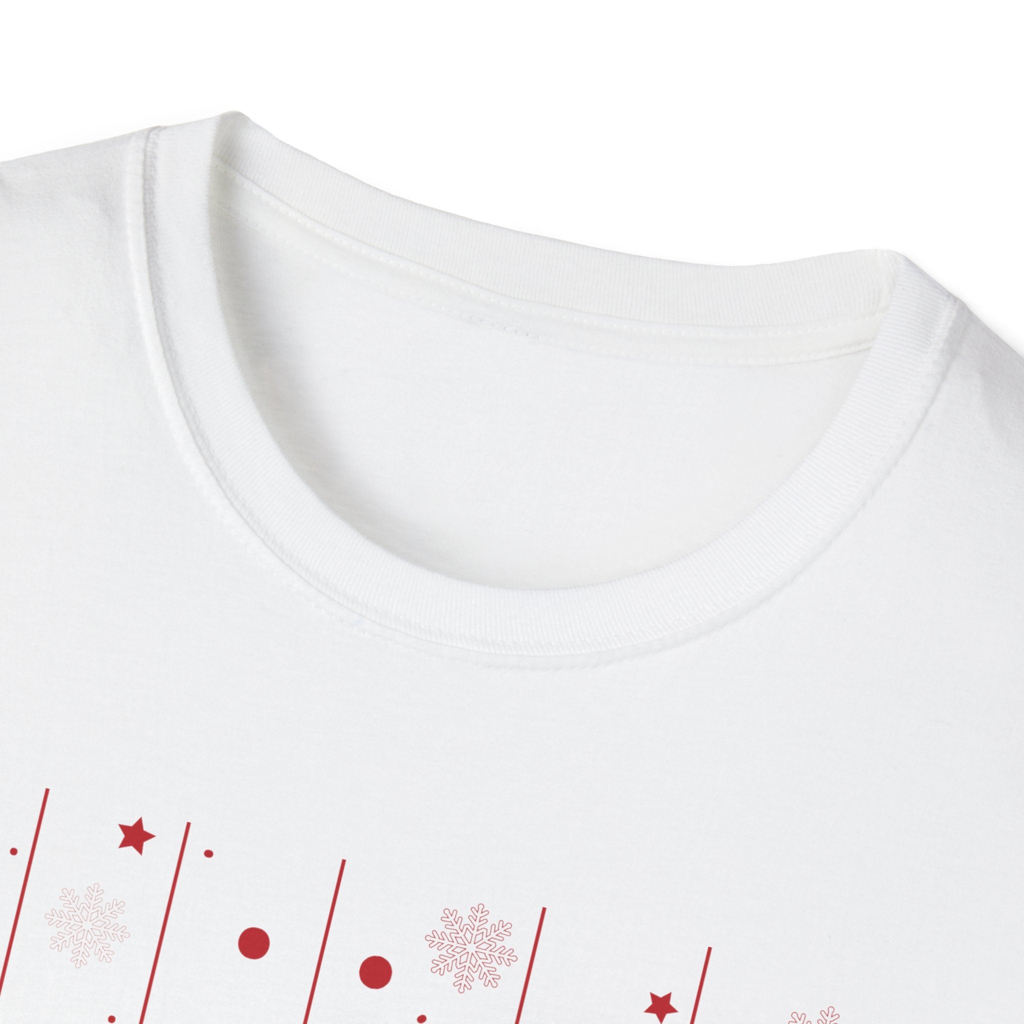 Merry Christmas Unisex Softstyle T-Shirt, Holiday Tee, Christmas Gift, Festive Apparel, Winter Outfit, Seasonal Wear