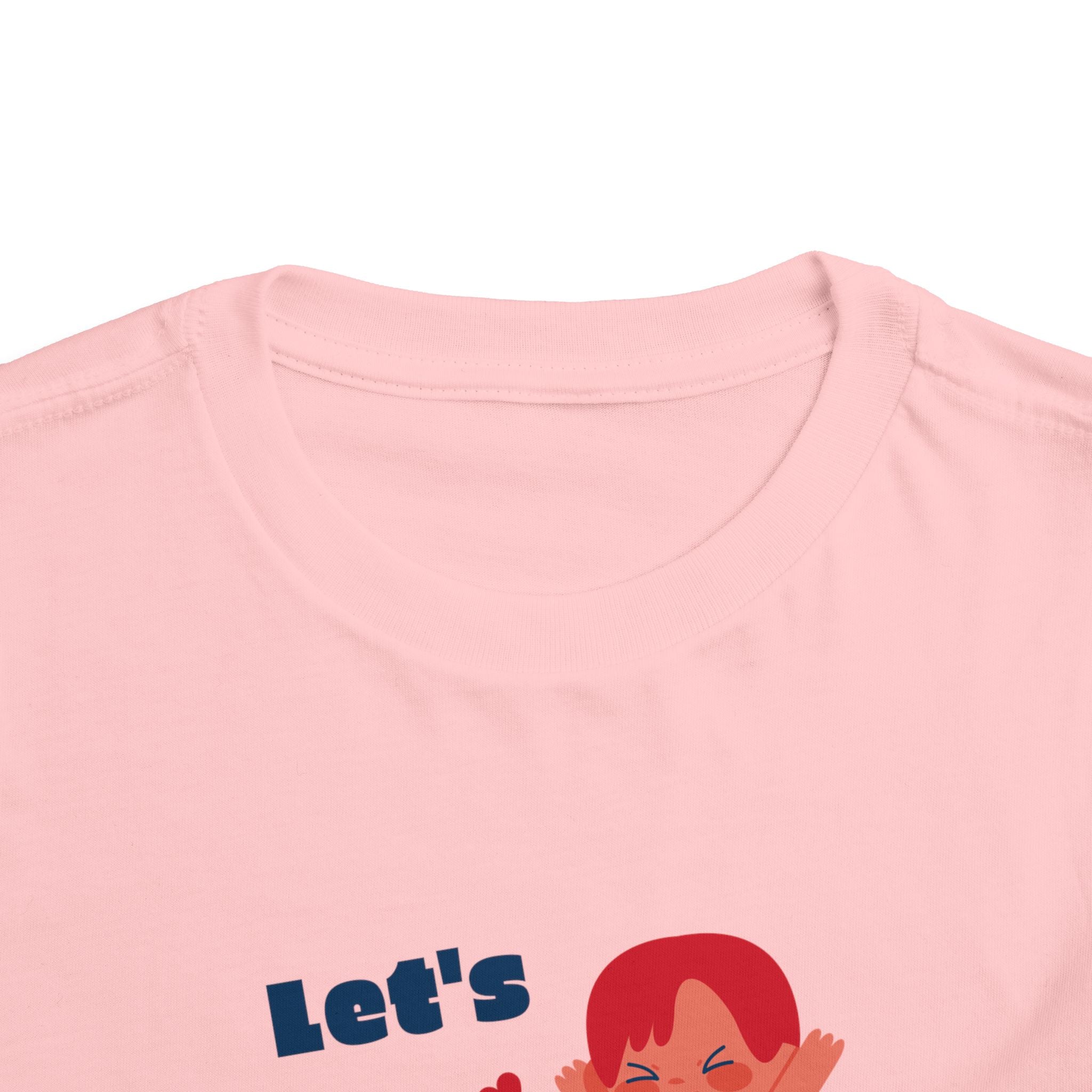 Playful Toddler Tee, Let's Play Shirt, Kids Short Sleeve Top, Fun Toddler Clothing, Adorable Kids Tee