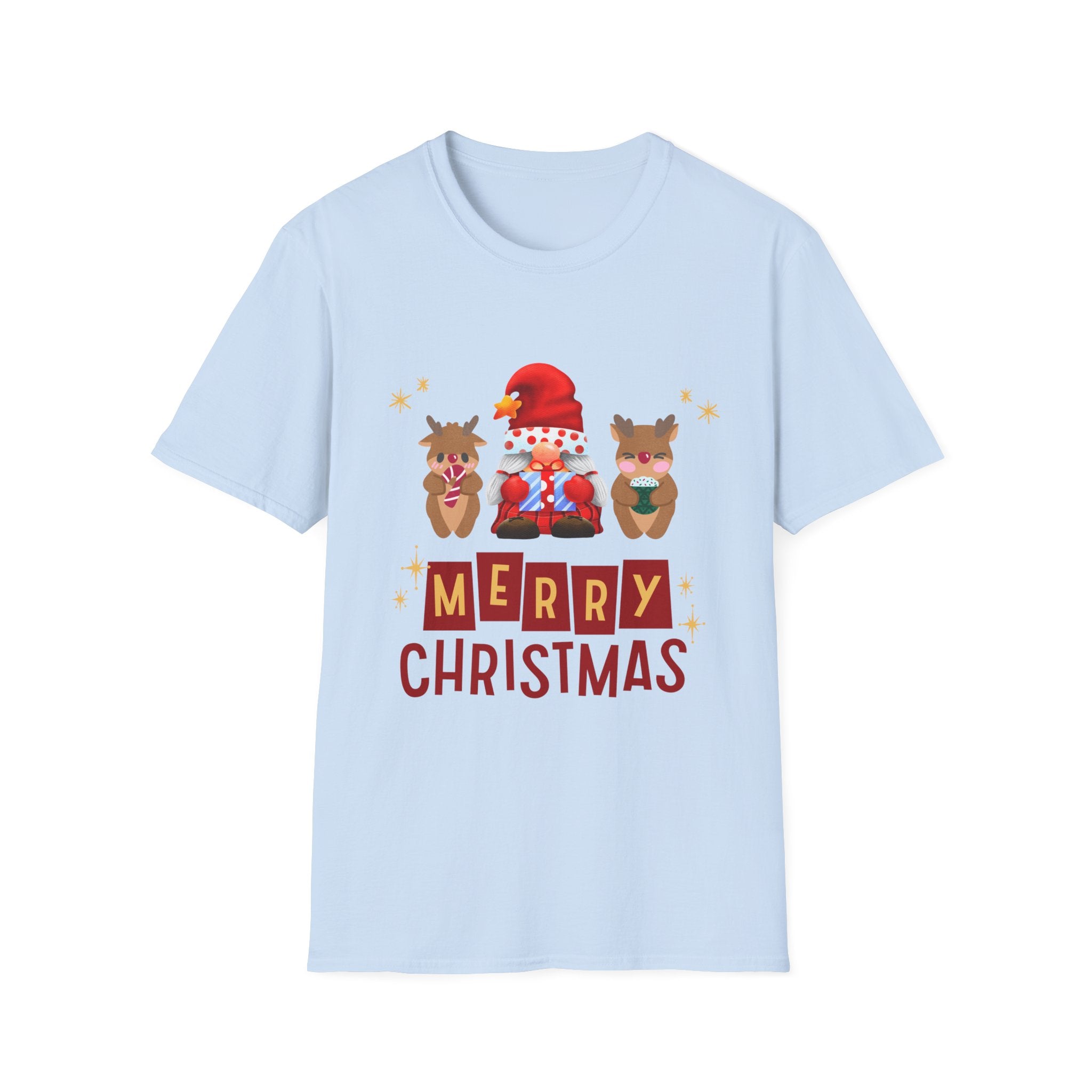 Merry Christmas Unisex T-Shirt, Holiday Tee, Christmas Gift, Family Gathering, Winter Apparel, Festive Wear