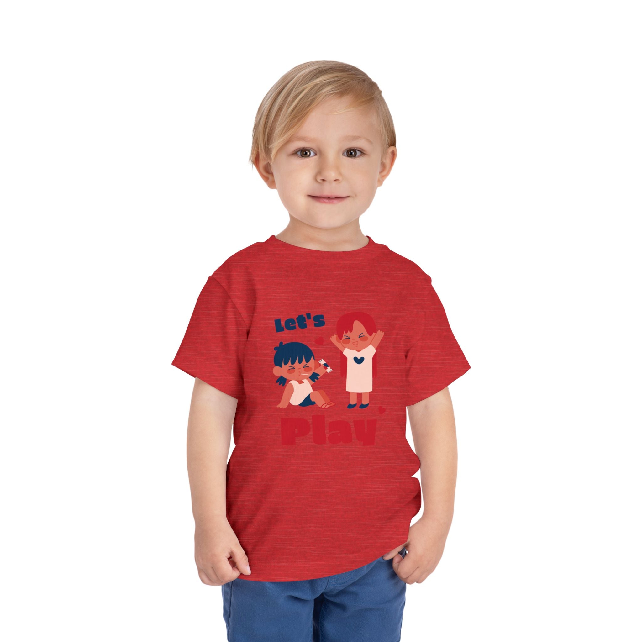 Playful Toddler Tee, Let's Play Shirt, Kids Short Sleeve Top, Fun Toddler Clothing, Adorable Kids Tee