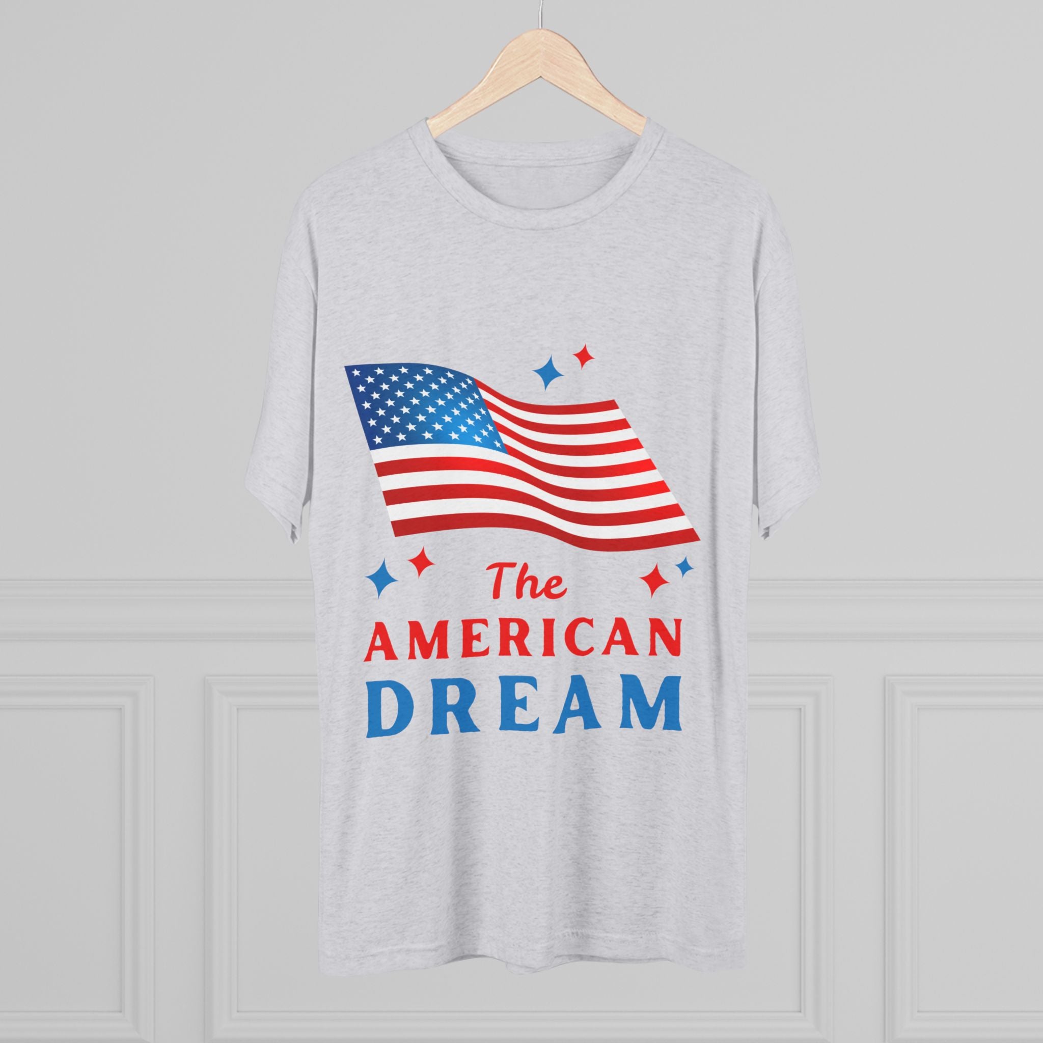 American Dream Unisex Crew Tee, Patriotic Shirt, Independence Day Tee, Casual Summer Top, Gift for Proud Americans