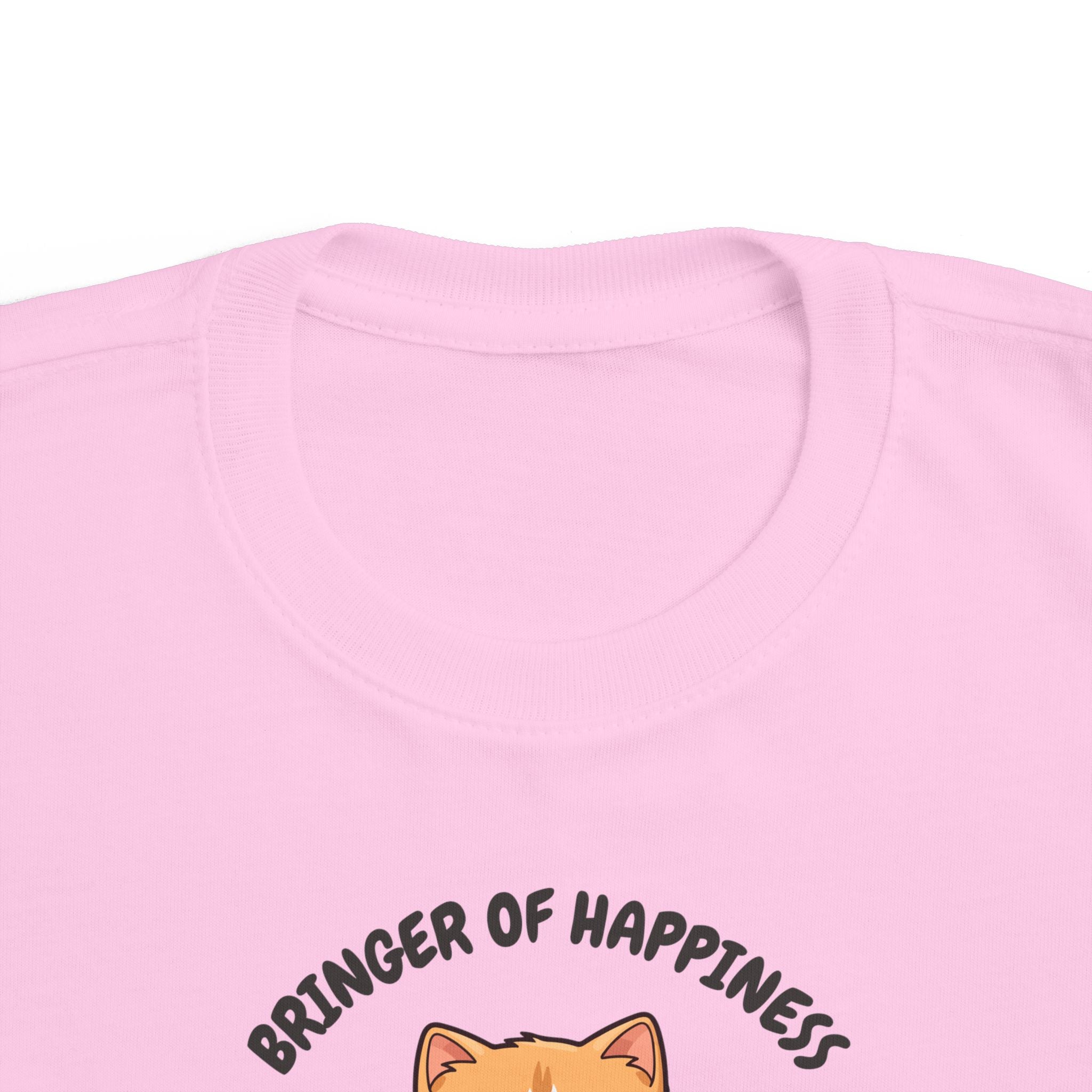 Toddler Cat-Inspired Tee - Celebrate Joy & Creativity, Cute Yellow Shirt, Gift for Kids, Funny Animal Apparel, Everyday Playwear