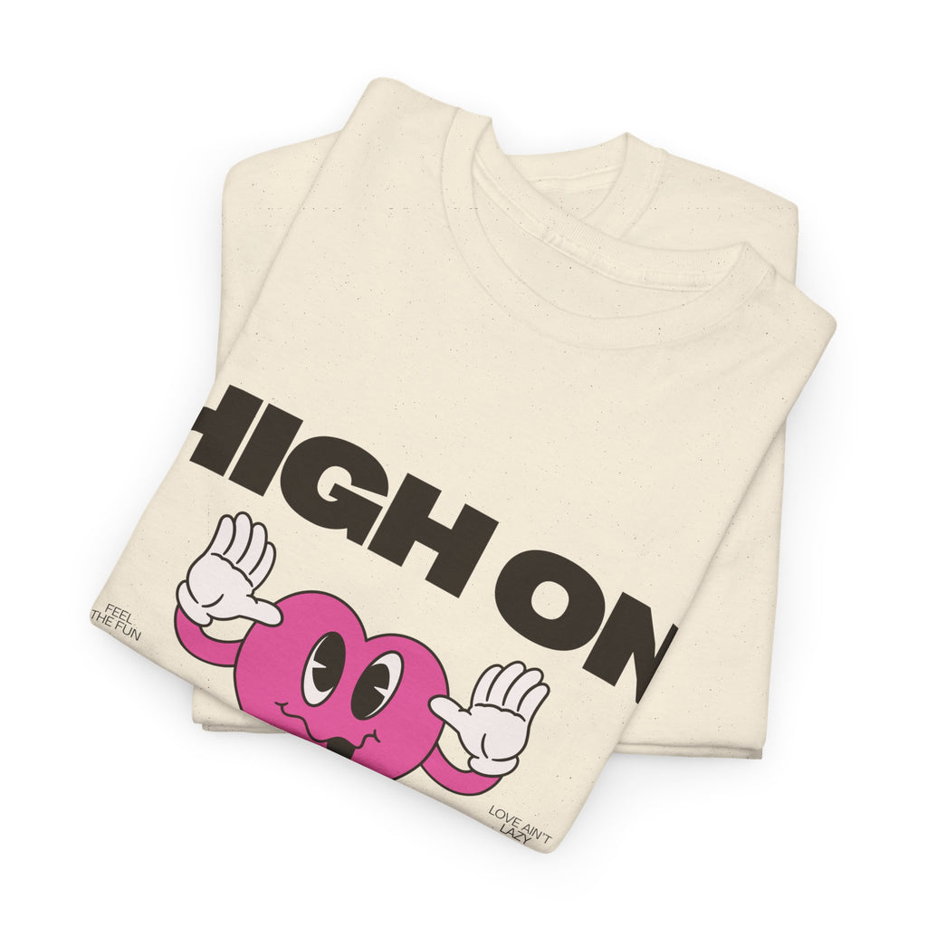 Heart Power Unisex T-Shirt Design | Graphic Tee for Men & Women | Streetwear Aesthetic T-Shirt