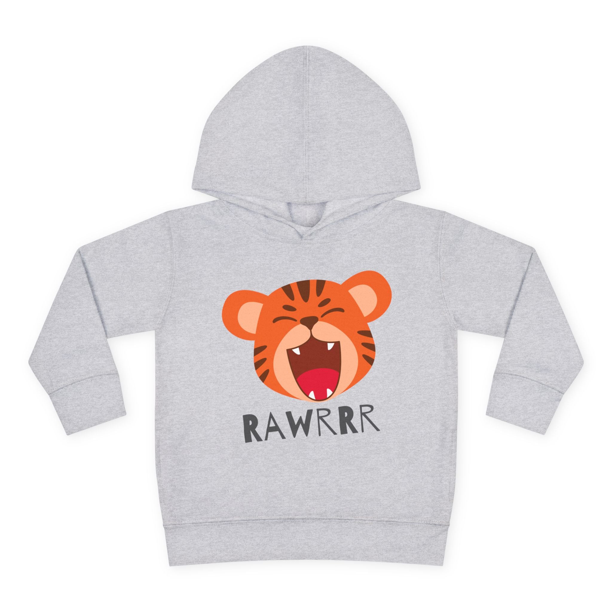 Cute Tiger Design Toddler Hoodie, Kids Pullover, Fleece Sweatshirt, Animal Lover Gift, Birthday Present, Fun Playwear