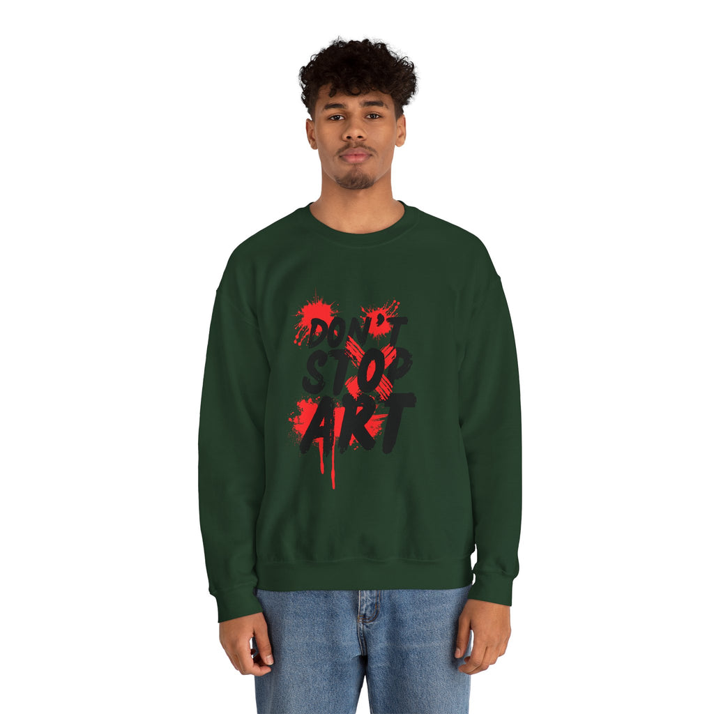 Artistic Crewneck Sweatshirt | Cozy Gift for Artists, Creative Apparel, Unique Statement Piece, Casual Wear, Everyday Comfort