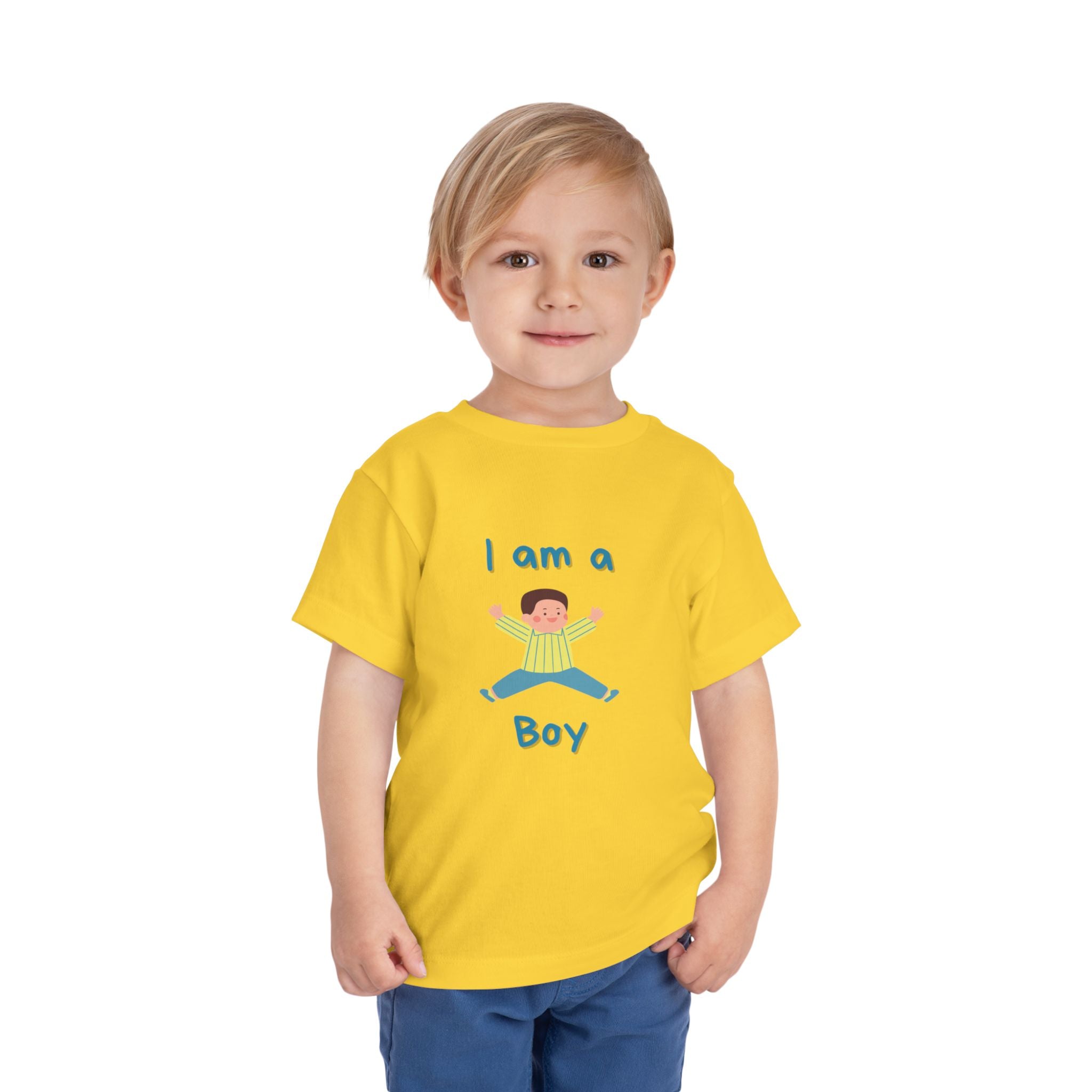 Toddler Short Sleeve Tee – Soft Airlume Cotton, Everyday Comfort