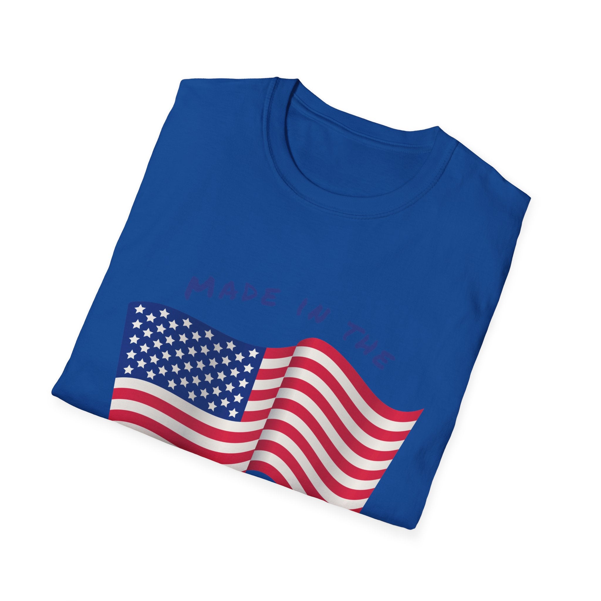 Patriotic Unisex T-Shirt, USA Flag Tee, Made in the USA Shirt, Independence Day Apparel, Gift for Veterans, Casual Wear
