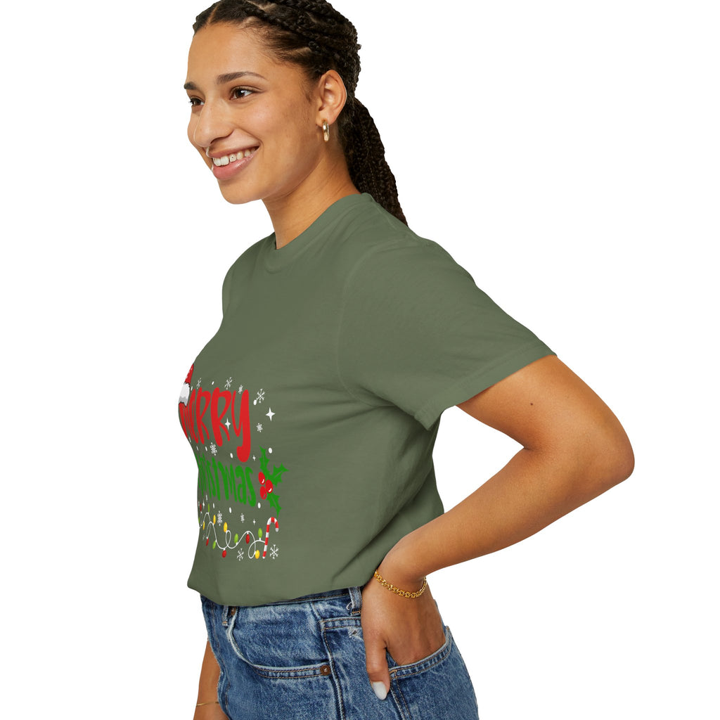 Merry Christmas Tee, Unisex Holiday Shirt, Festive Gift, Casual Christmas Apparel, Seasonal Wear, Perfect for Celebrations