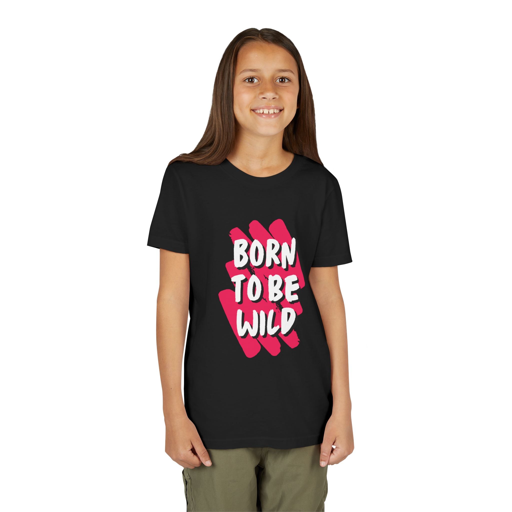 Youth Short Sleeve Tee - Born to Be Wild, Adventure Tee, Kids Casual Shirt, Summer Vibes, Birthday Gift, Fun Playwear