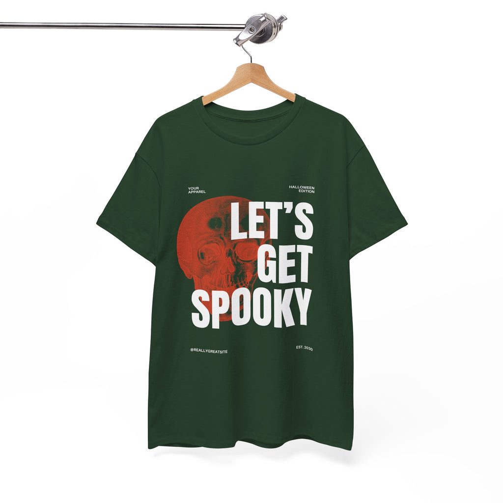 Unisex Halloween Tee, Let's Get Spooky Shirt, Fall Fashion, Party Wear, Ghostly Gifts, Casual Comfort