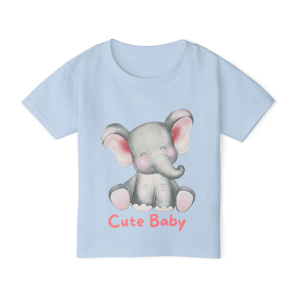 Cute Baby Elephant Toddler T-shirt, Preschool, Baby Shower Gift, Toddler Apparel, Kids Birthday, Cute Animal Clothing