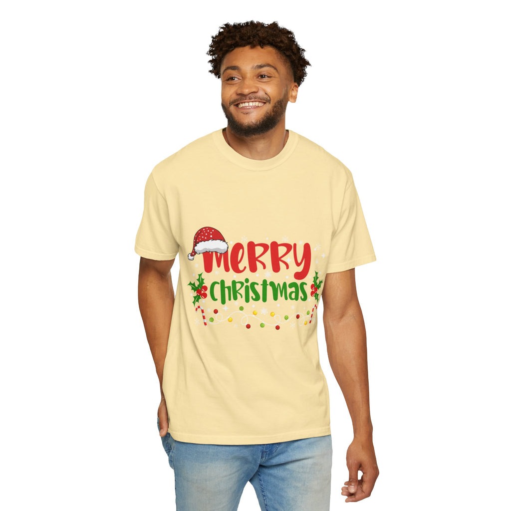 Merry Christmas Tee, Unisex Holiday Shirt, Festive Gift, Casual Christmas Apparel, Seasonal Wear, Perfect for Celebrations