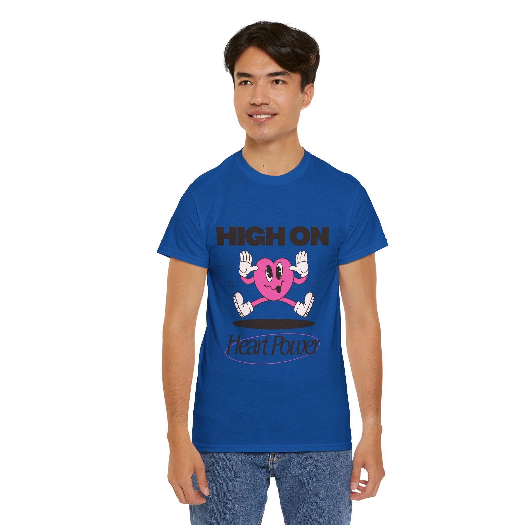 Heart Power Unisex T-Shirt Design | Graphic Tee for Men & Women | Streetwear Aesthetic T-Shirt
