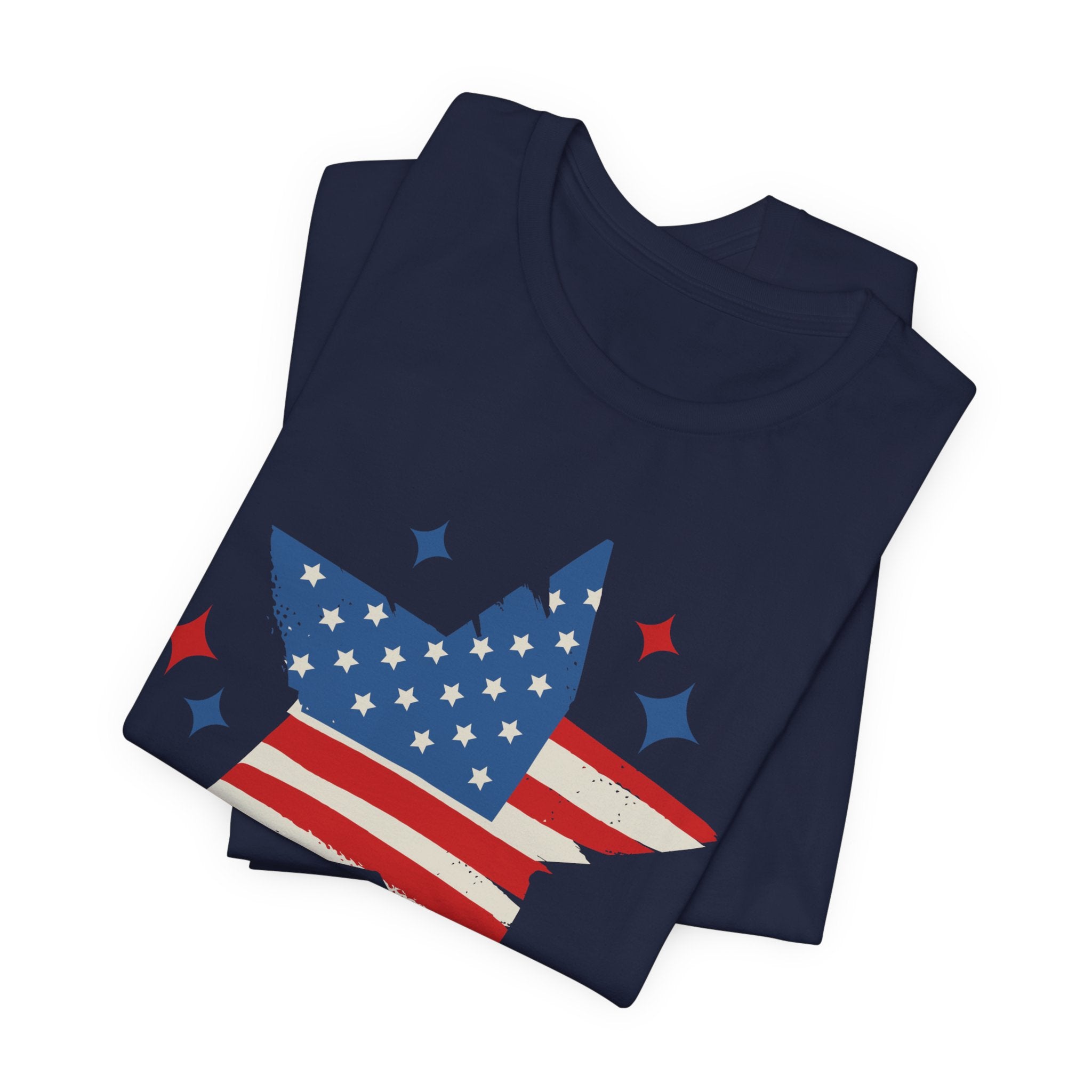Patriotic T-Shirt, Independence Day Tee, American Dream Shirt, 4th of July Outfit, Stars and Stripes Tee Shirt