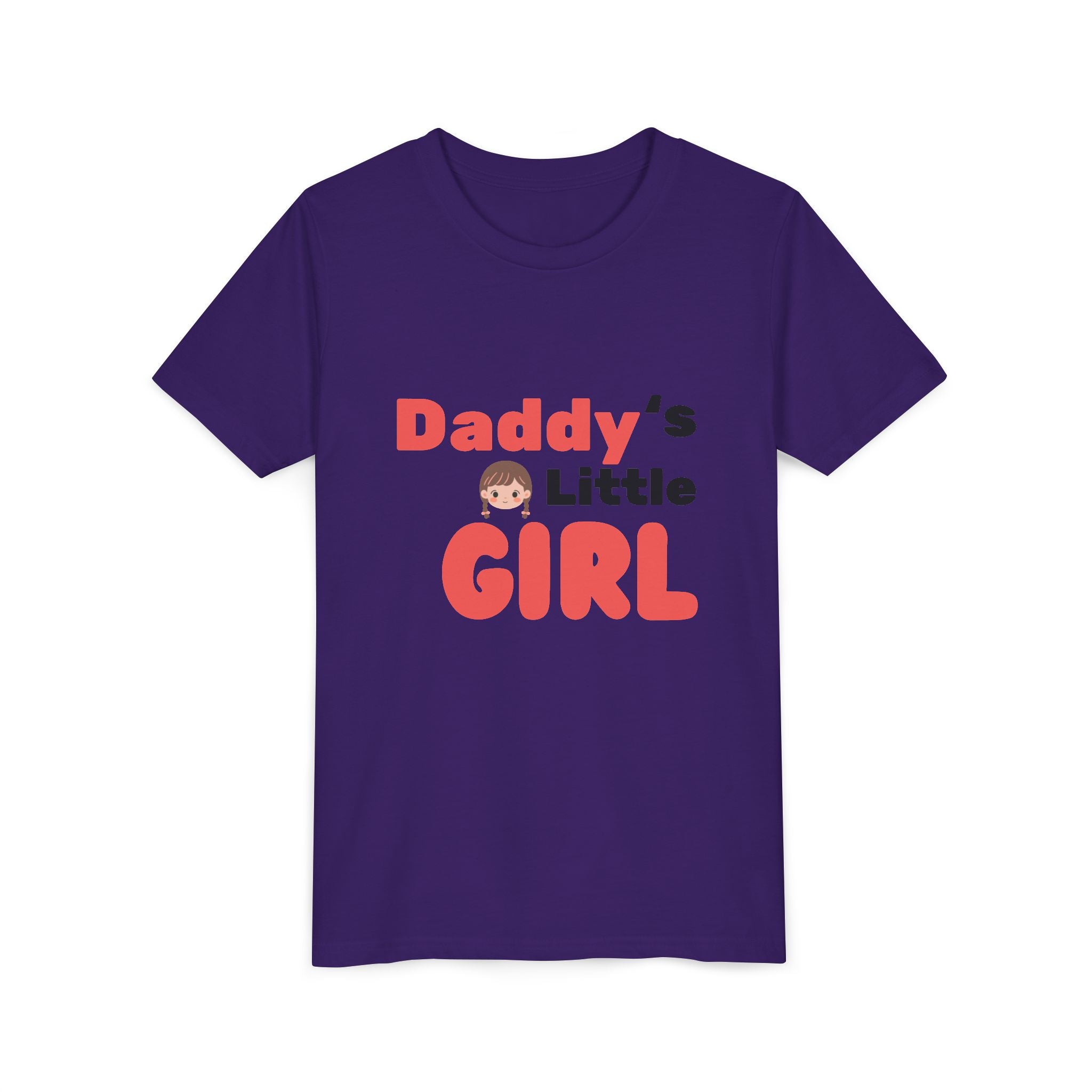 Daddy's Little Girl Youth Tee, Cute Kids T-Shirt, Father's Day Gift, Birthday Present, Sweet Family Apparel, Children's Fashion