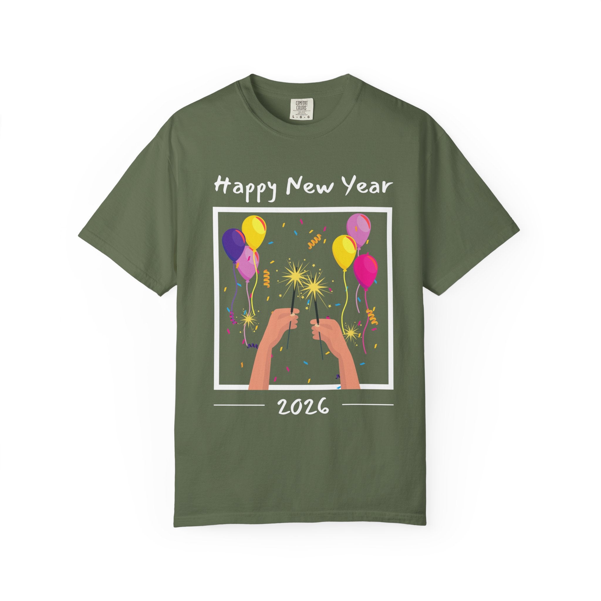Happy New Year Unisex T-shirt, Celebration Tee, Party Shirt, Festive Apparel, Holiday Gift, New Year's Eve Wear