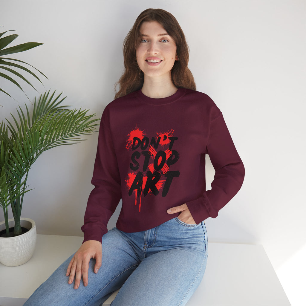Artistic Crewneck Sweatshirt | Cozy Gift for Artists, Creative Apparel, Unique Statement Piece, Casual Wear, Everyday Comfort