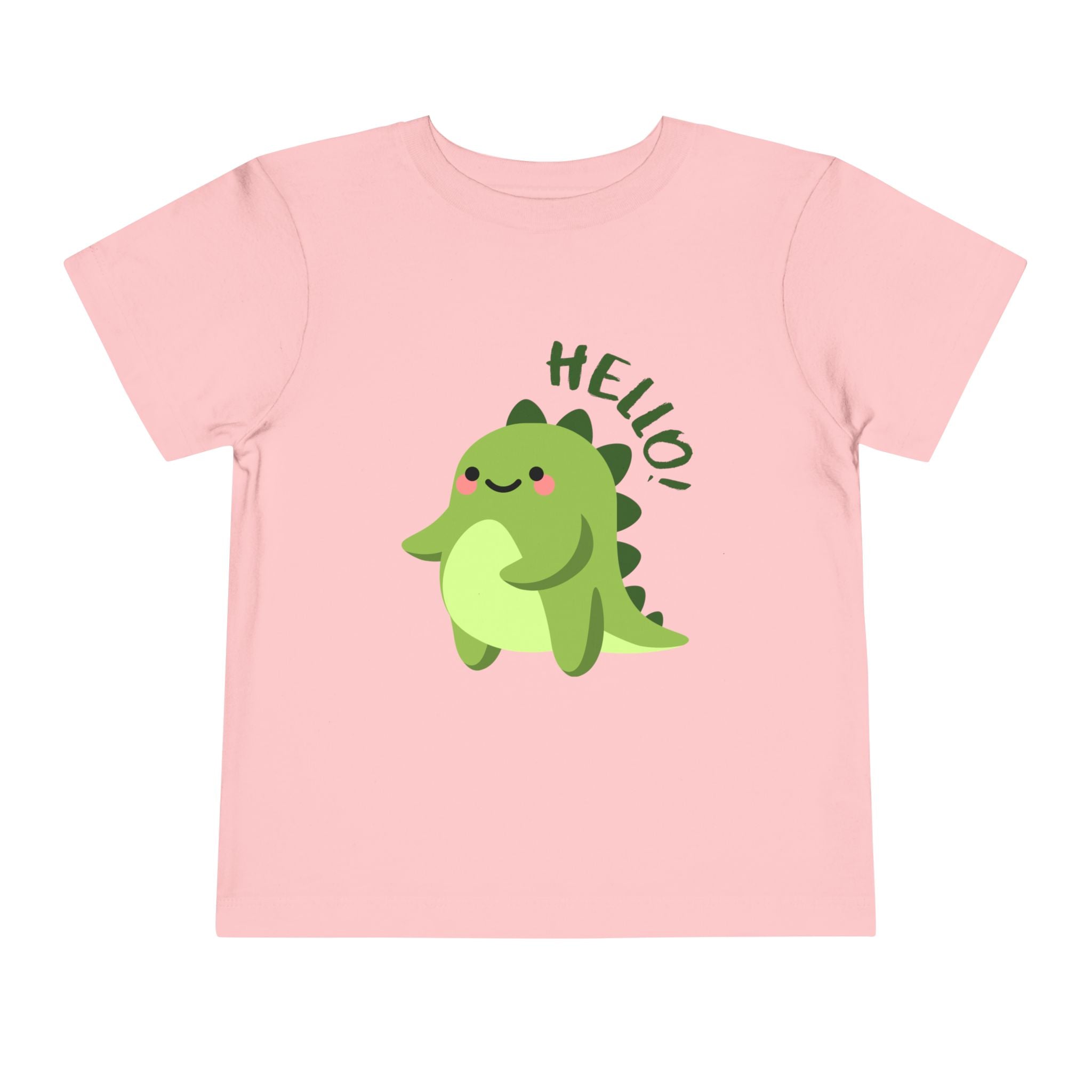 Cute Dinosaur Toddler Tee - Playful Kids Short Sleeve Shirt, Perfect for Gifts, Birthdays, Parties, Everyday Wear