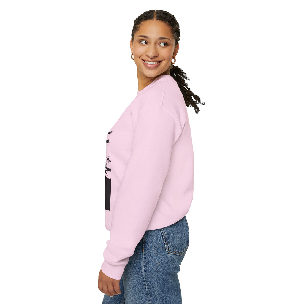 Halloween Haunted House Sweatshirt, Cozy Fall Wardrobe, Unisex Pullover, Spooky Season, Halloween Gift Idea, Festival Apparel