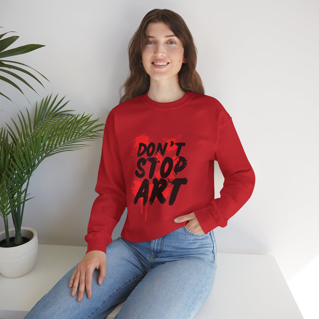Artistic Crewneck Sweatshirt | Cozy Gift for Artists, Creative Apparel, Unique Statement Piece, Casual Wear, Everyday Comfort